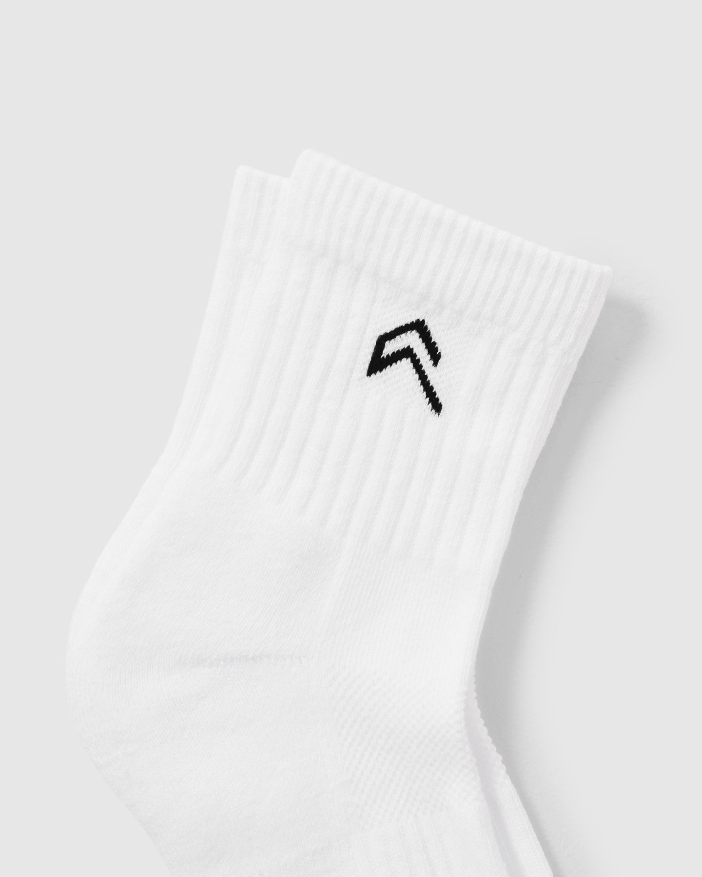 Mid Crew Socks 3 Pack | White - Image 4