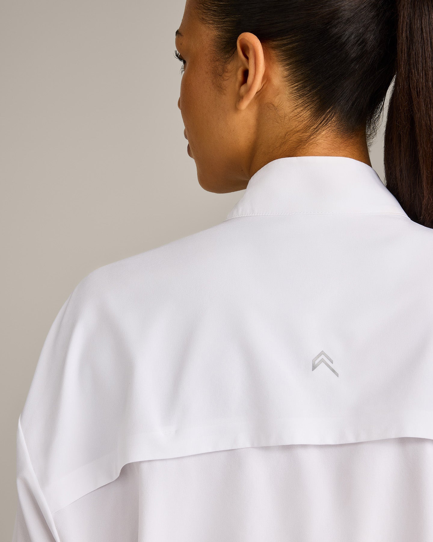 Alternative view of AirMove Jacket with Bonding New Branding | White