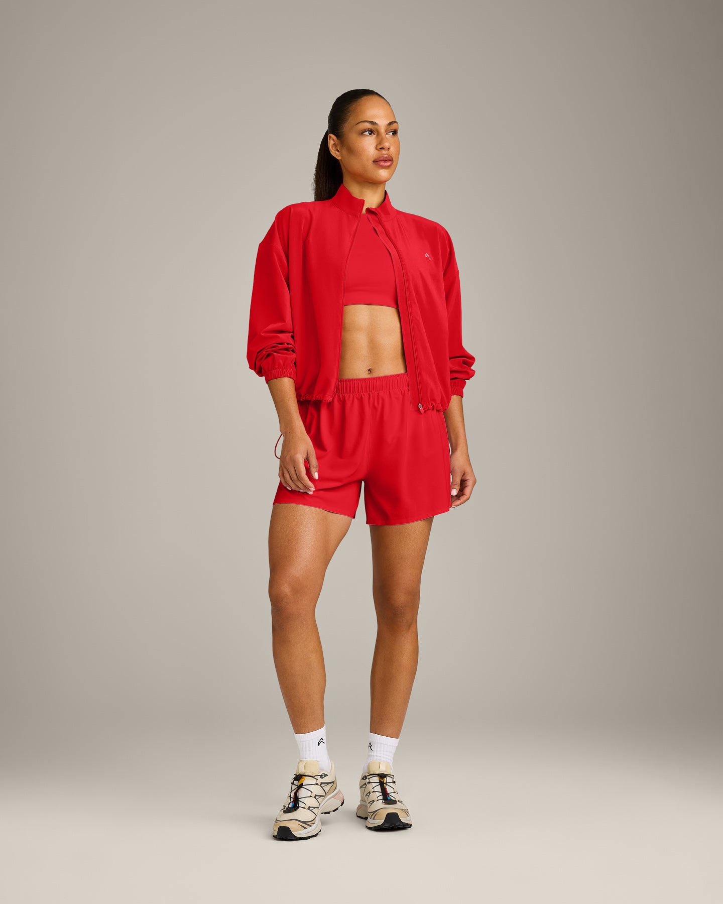 AirMove Lined Shorts 4" with Pocket New Branding | Fiery Red - Image 3