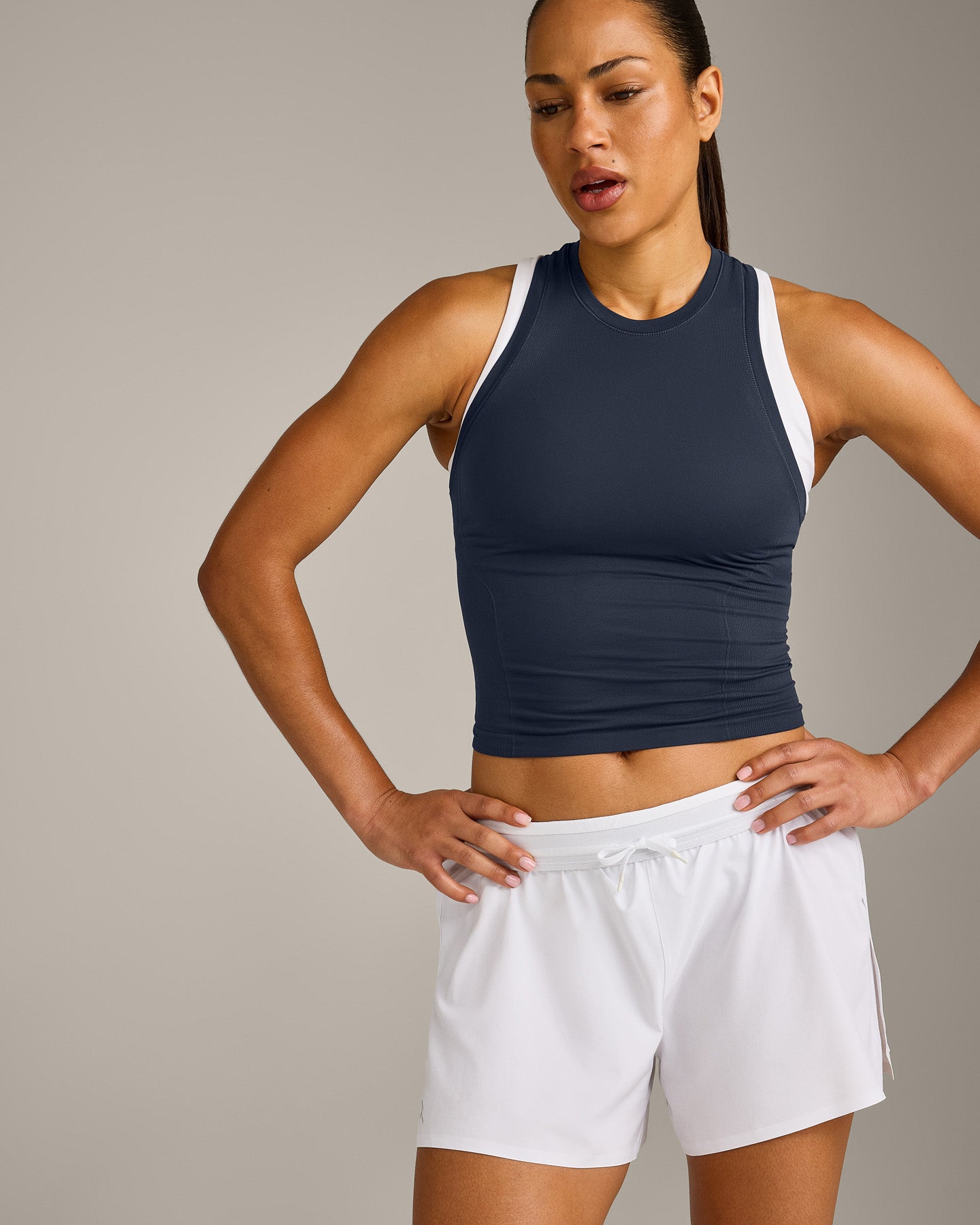AirMove Lined Shorts 4" with Pocket New Branding | White - Image 6