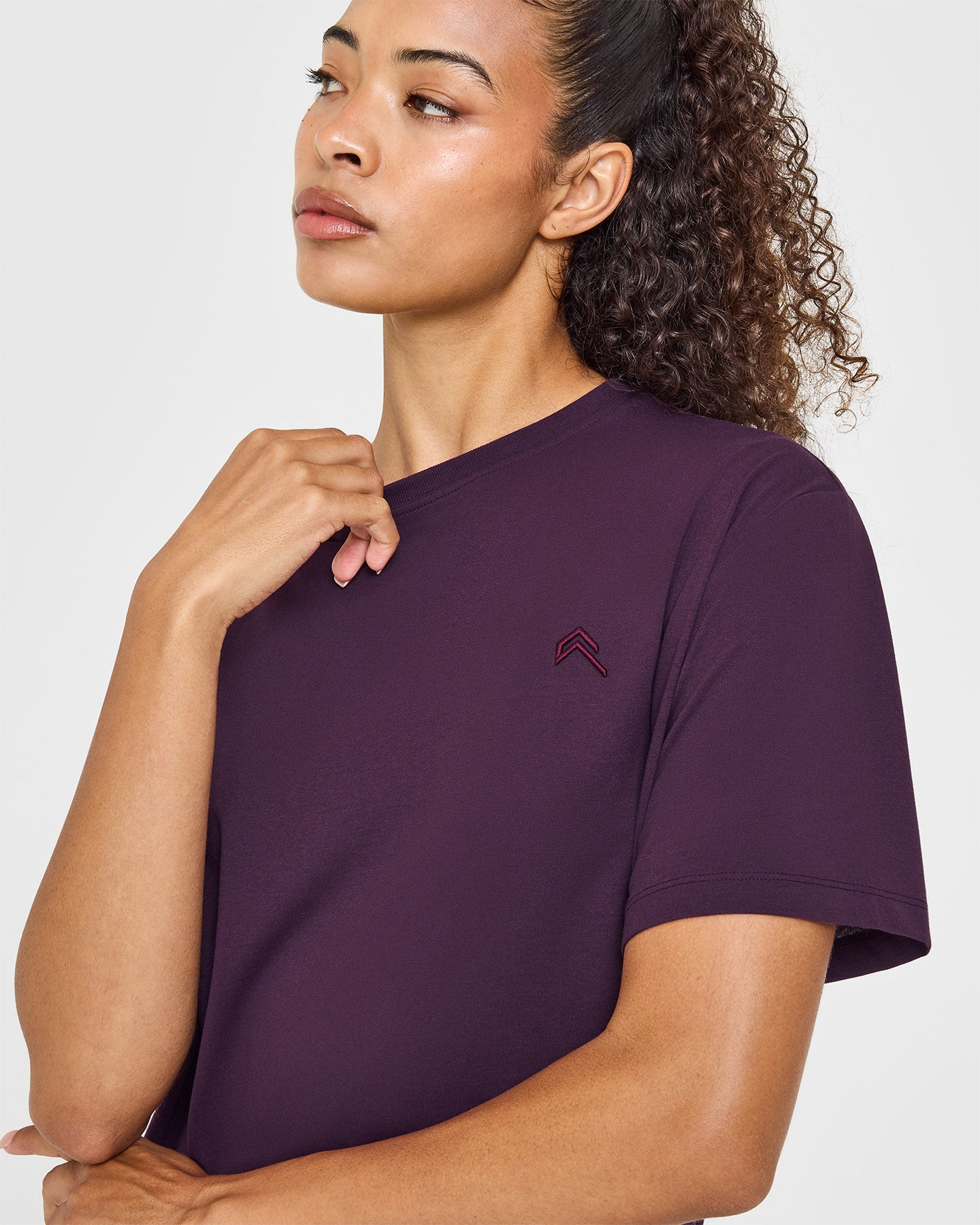 Classic Oversized Lightweight T-Shirt | Blackberry Purple - Image 6