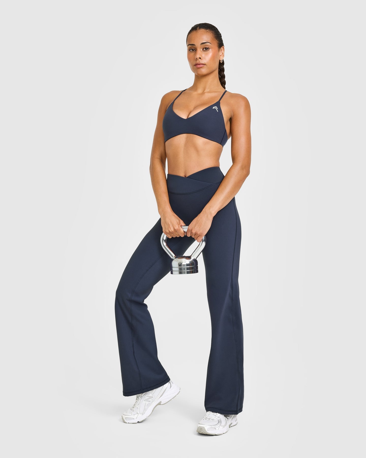 EasyLift Ultra Minimal Bralette with White Logo | True Blue - Image 3