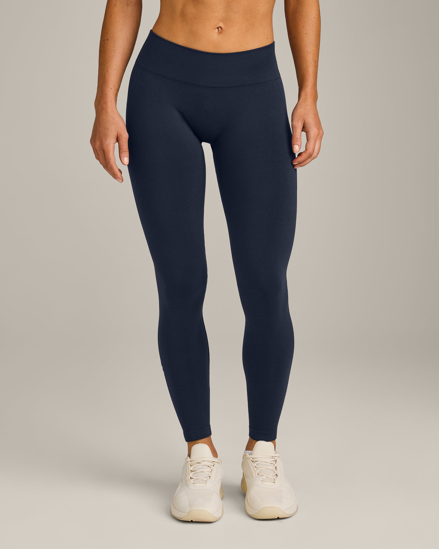Alternative view of EffortlessLift Seamless Mid Rise Leggings New Branding | True Blue