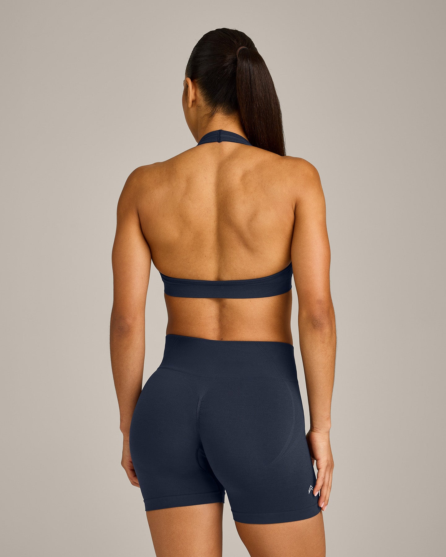 Alternative view of EffortlessLift Seamless Halter Neck Sports Bra New Branding | True Blue