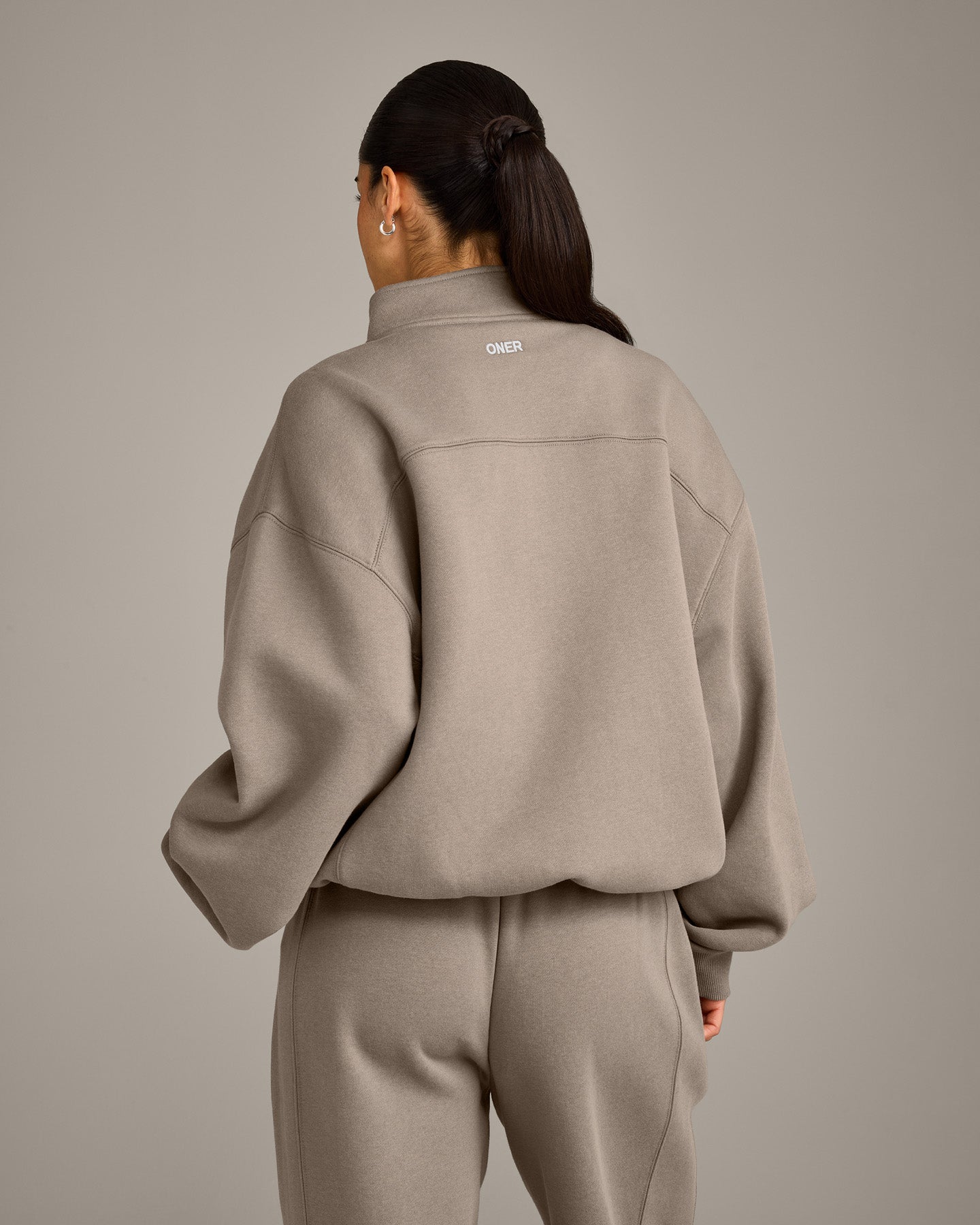 Foundations Cosy 1/4 Zip Sweatshirt | Minky - Image 6
