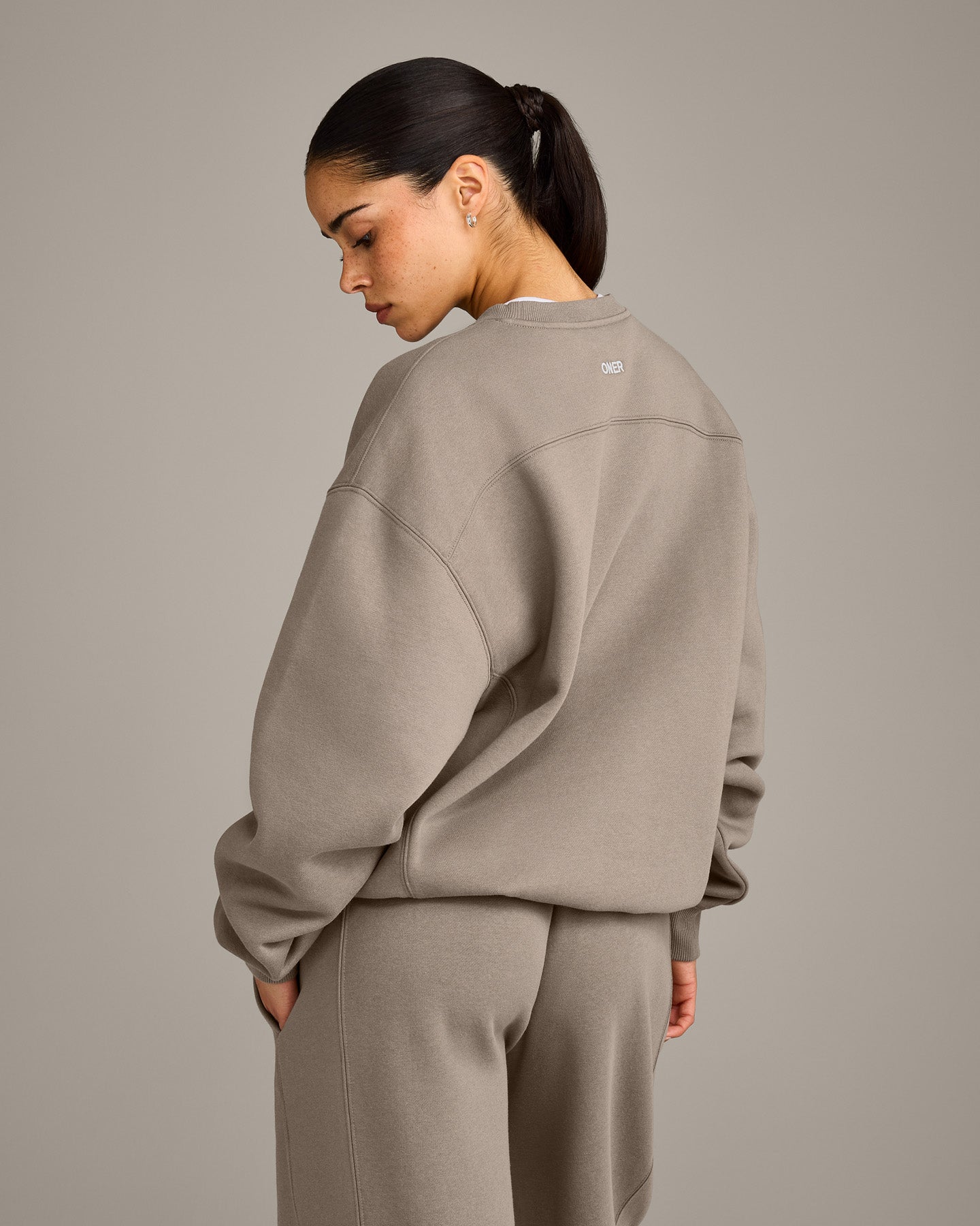 Alternative view of Foundations Cosy Crew Neck Sweatshirt | Minky