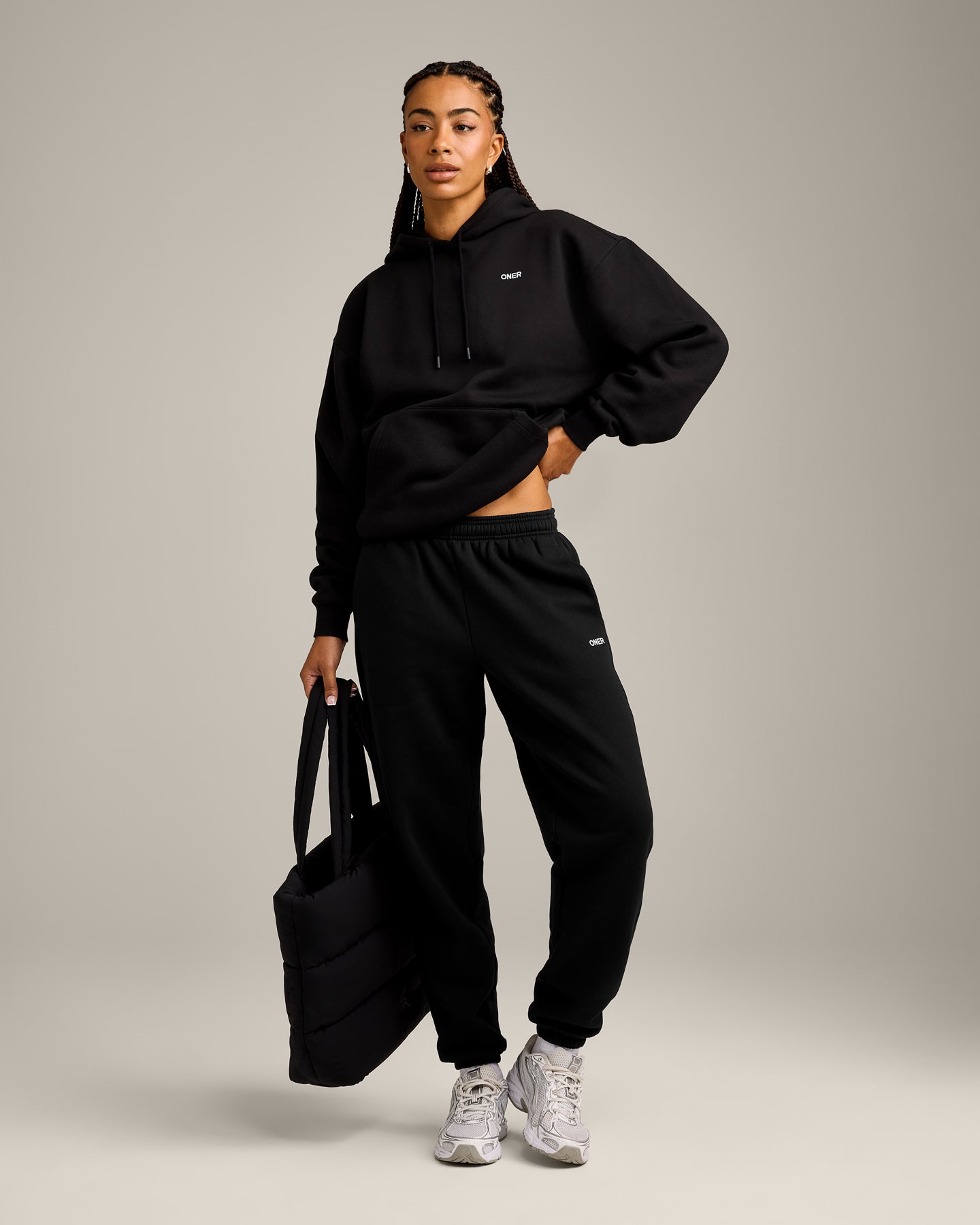 Foundations Cosy Joggers | Black - Image 3