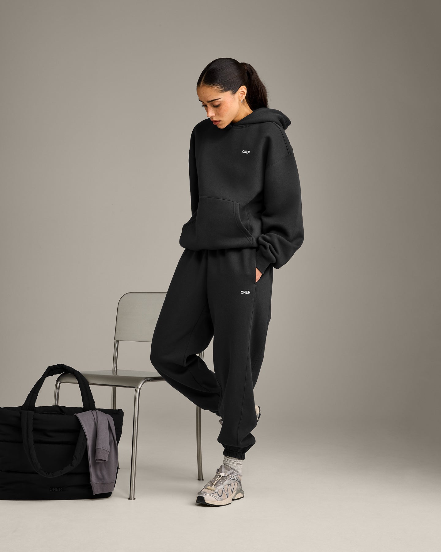 Foundations Cosy Joggers | Soft Black - Image 3