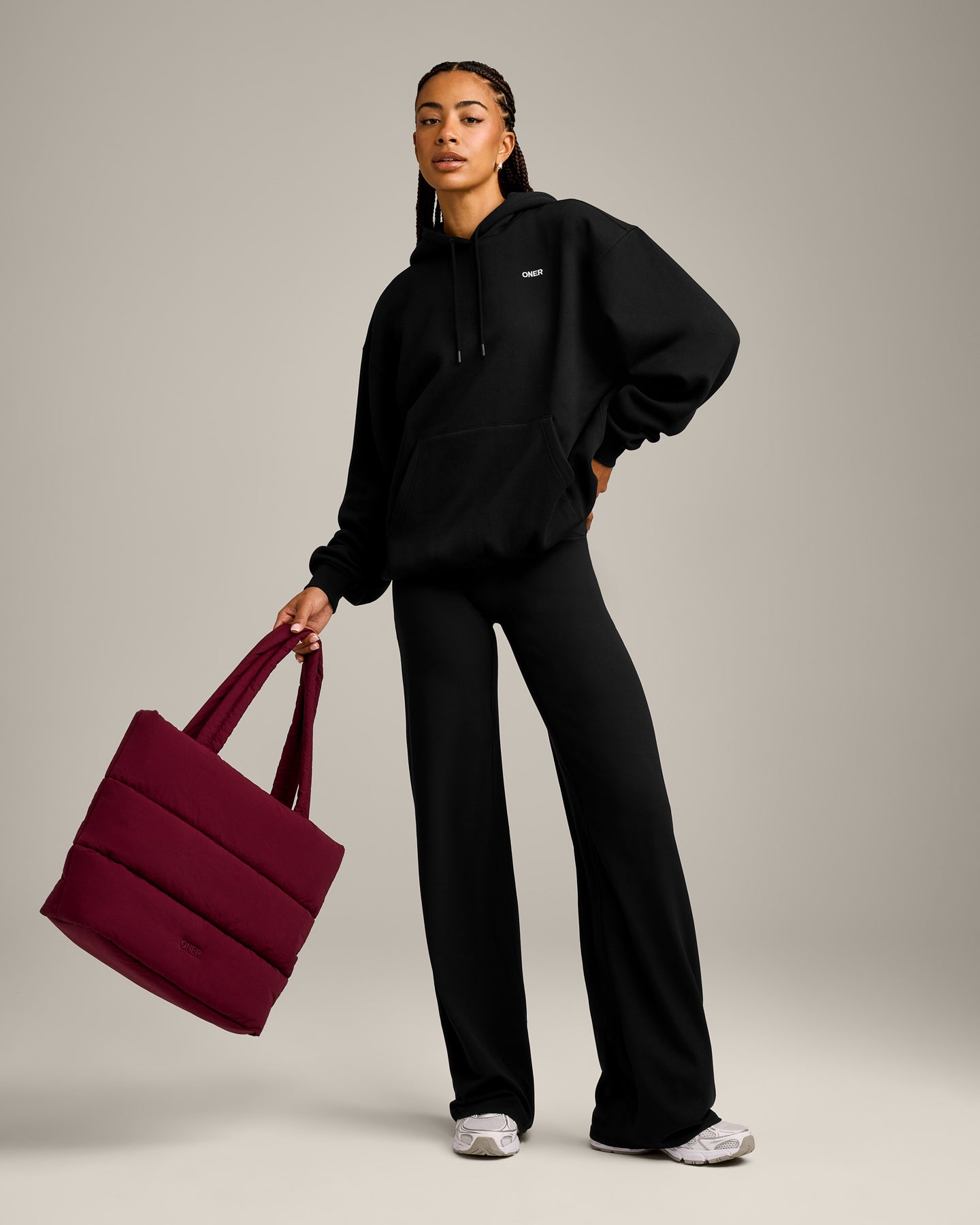 Foundations Cosy Hoodie | Black - Image 3