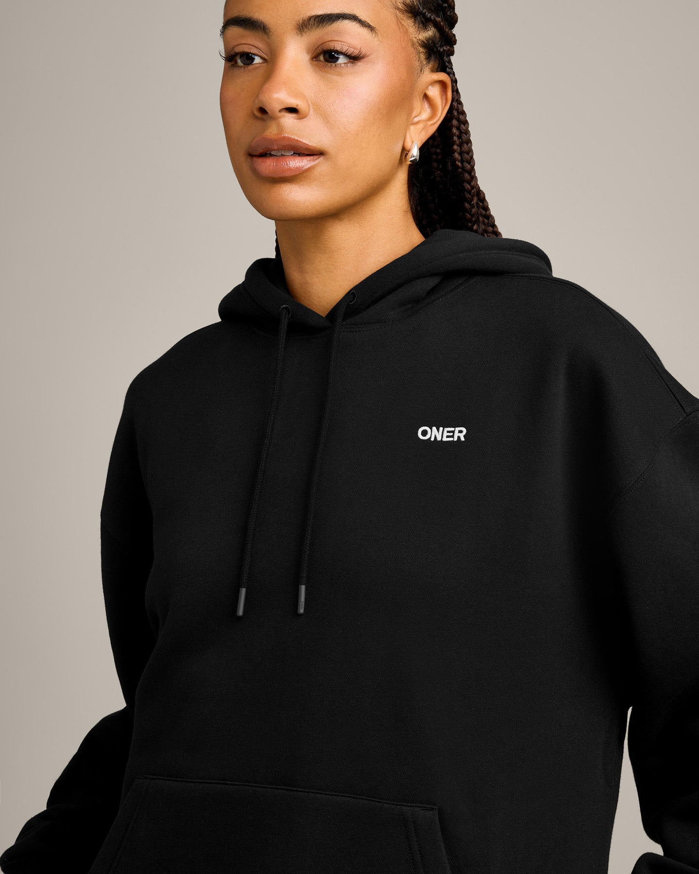 Foundations Cosy Hoodie | Black - Image 5