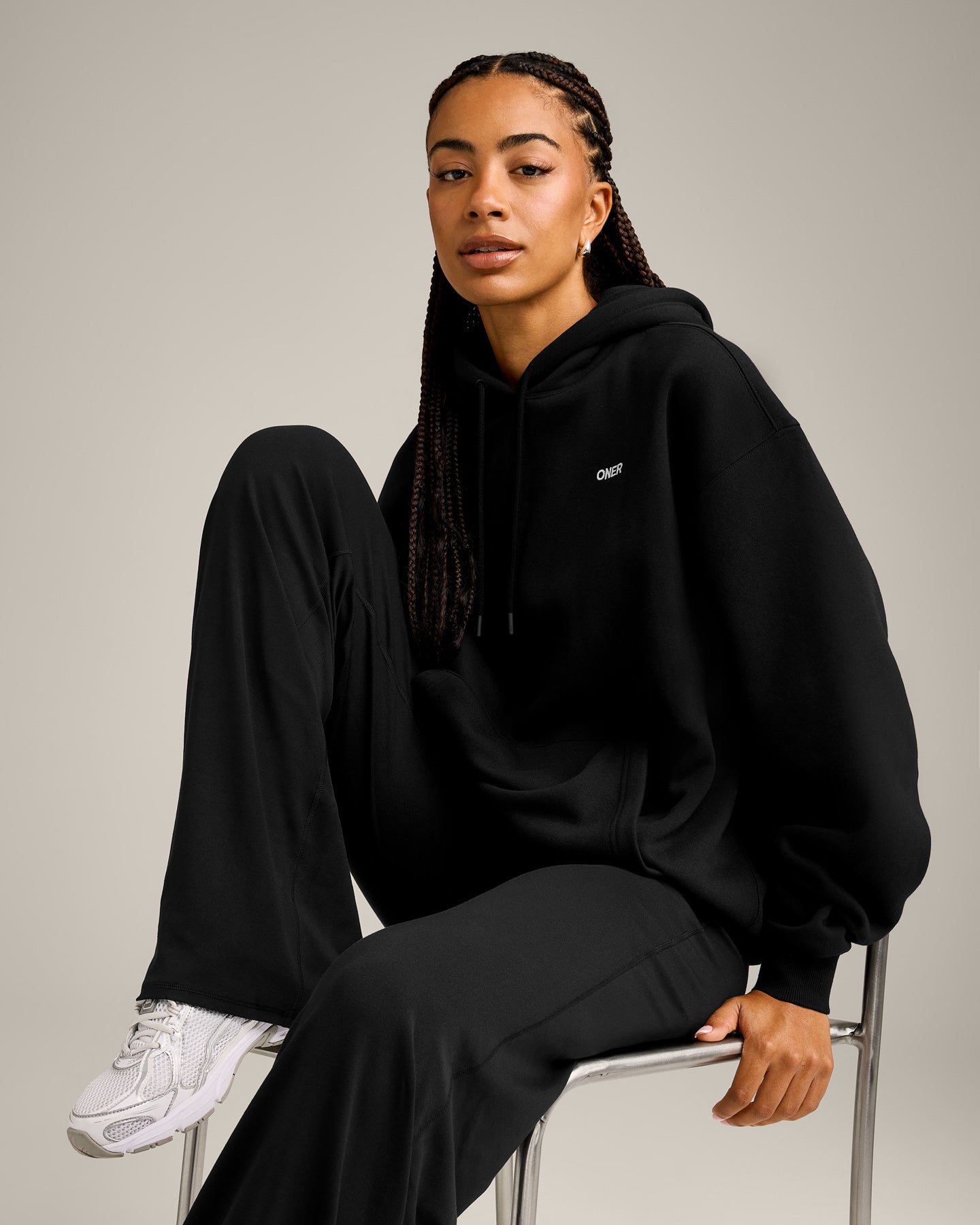 Foundations Cosy Hoodie | Black - Image 6