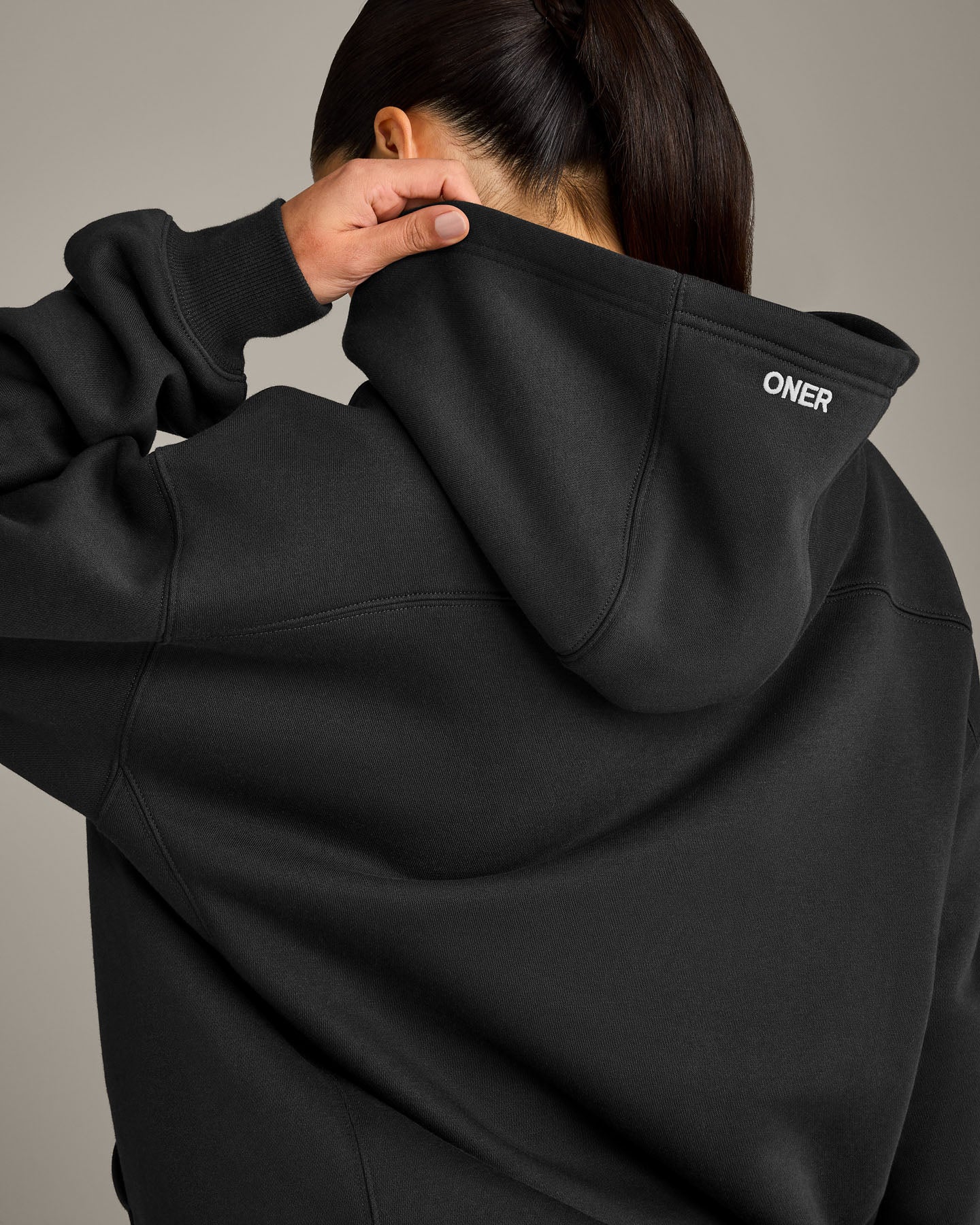 Foundations Cosy Hoodie | Soft Black - Image 4