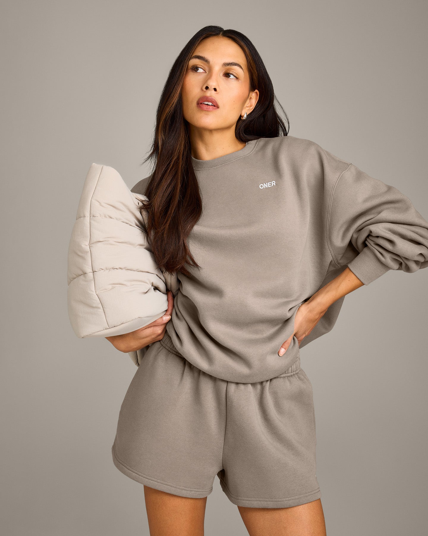 Alternative view of Foundations Cosy Oversized Sweatshirt | Minky