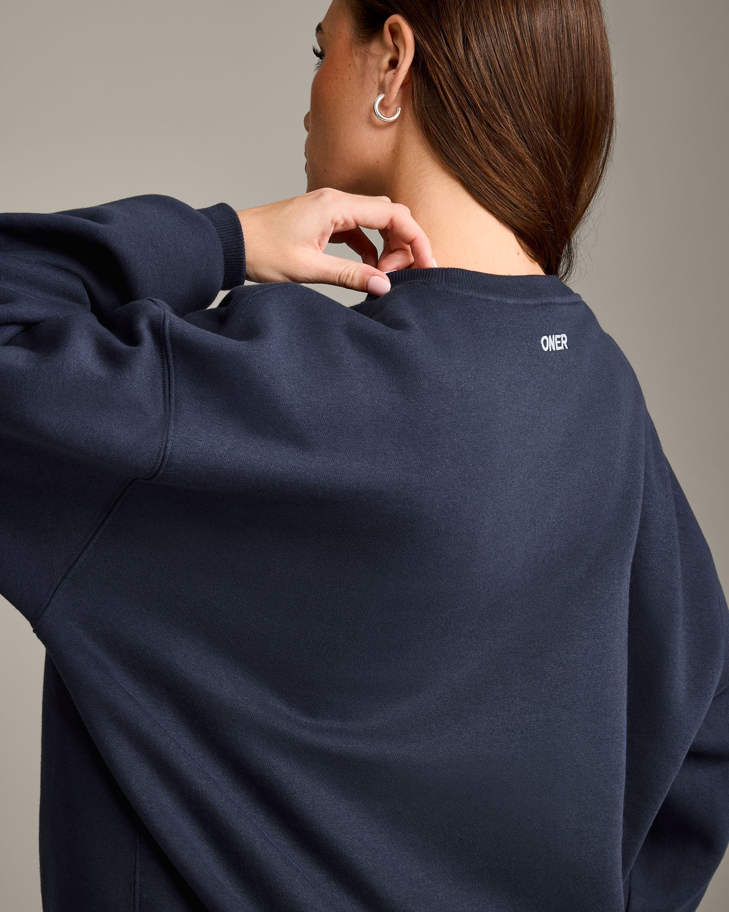 Foundations Cosy Oversized Sweatshirt | True Blue - Image 4