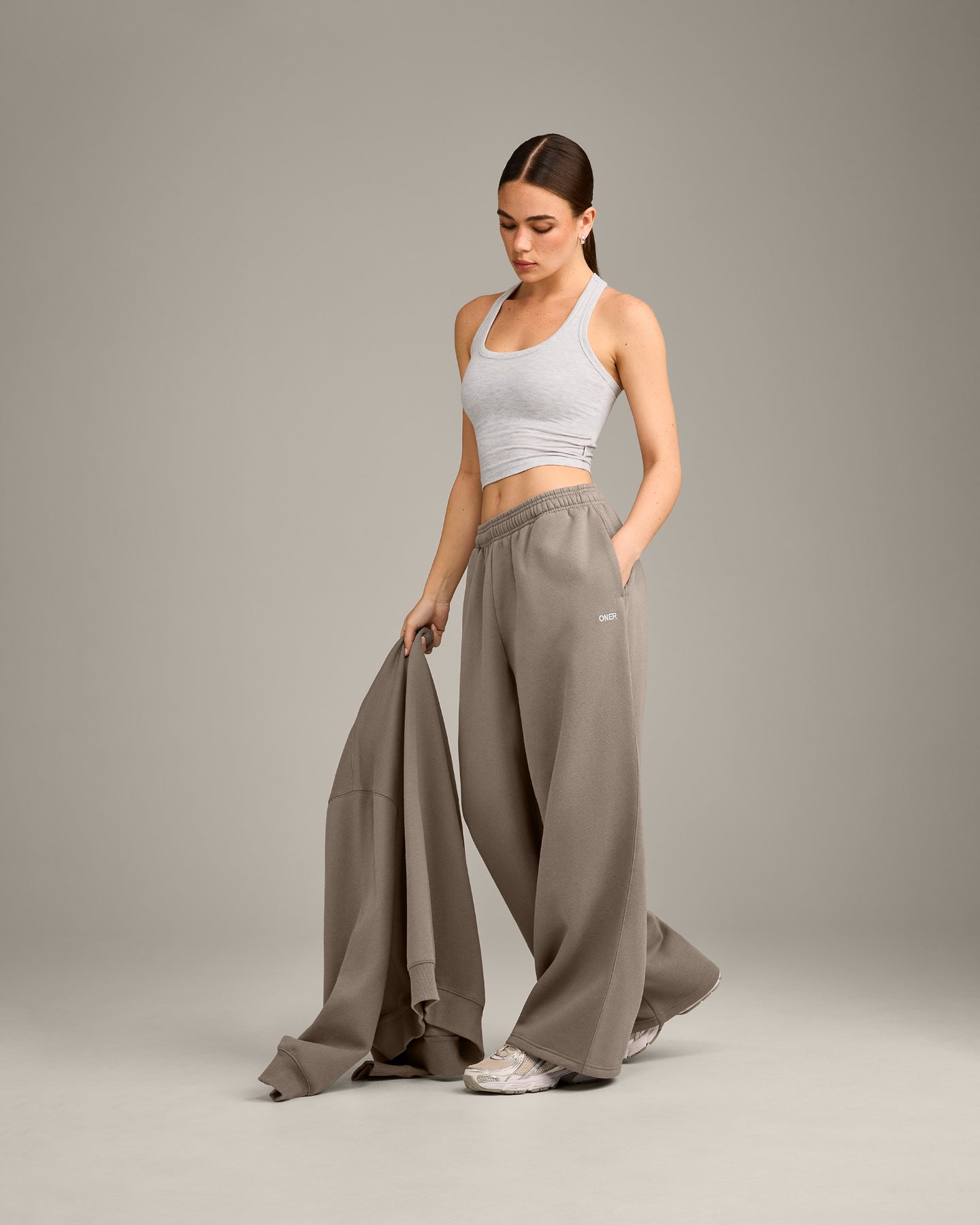 Foundations Cosy Oversized Straight Leg Joggers | Minky - Image 3