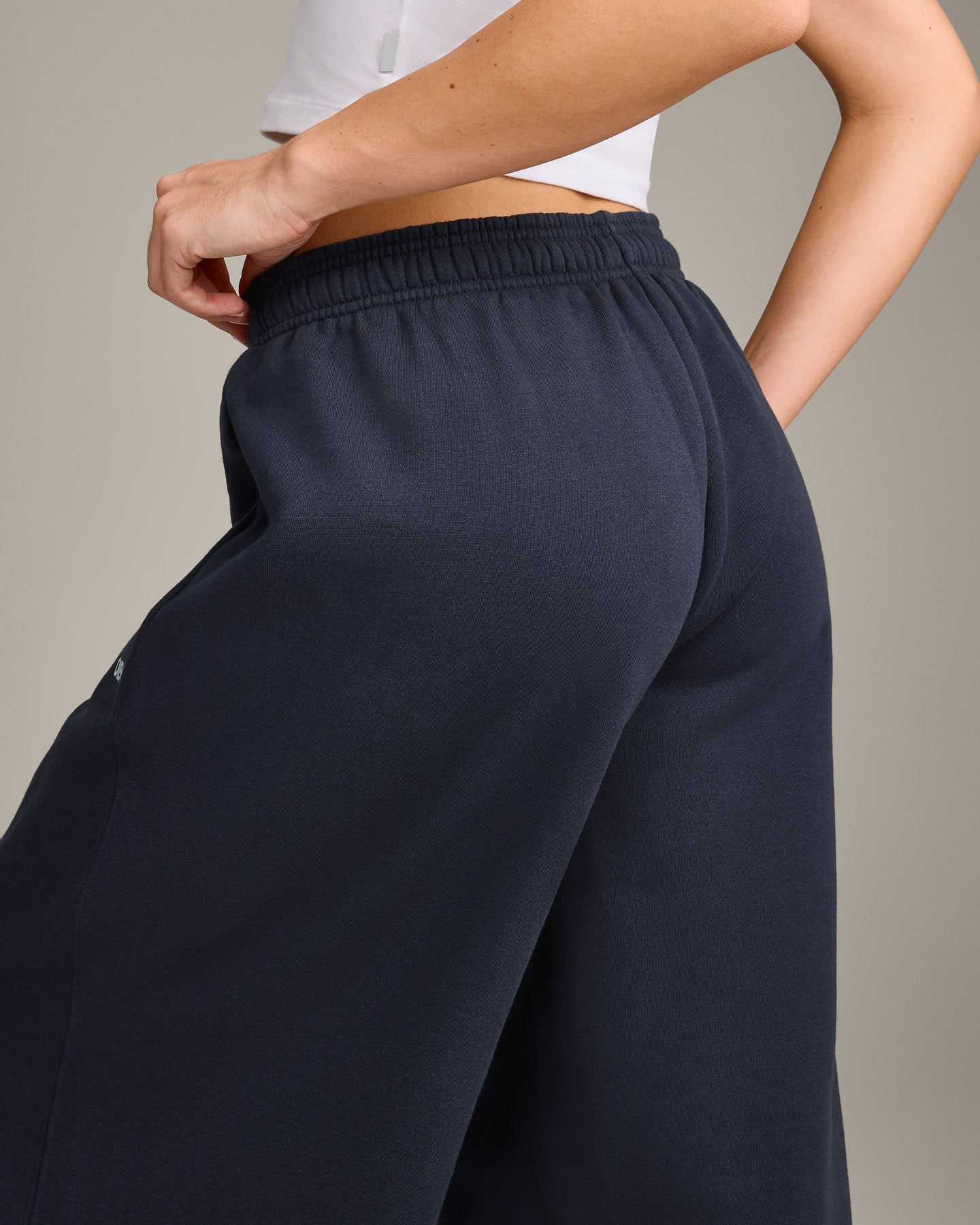 Foundations Cosy Oversized Straight Leg Joggers | True Blue - Image 4