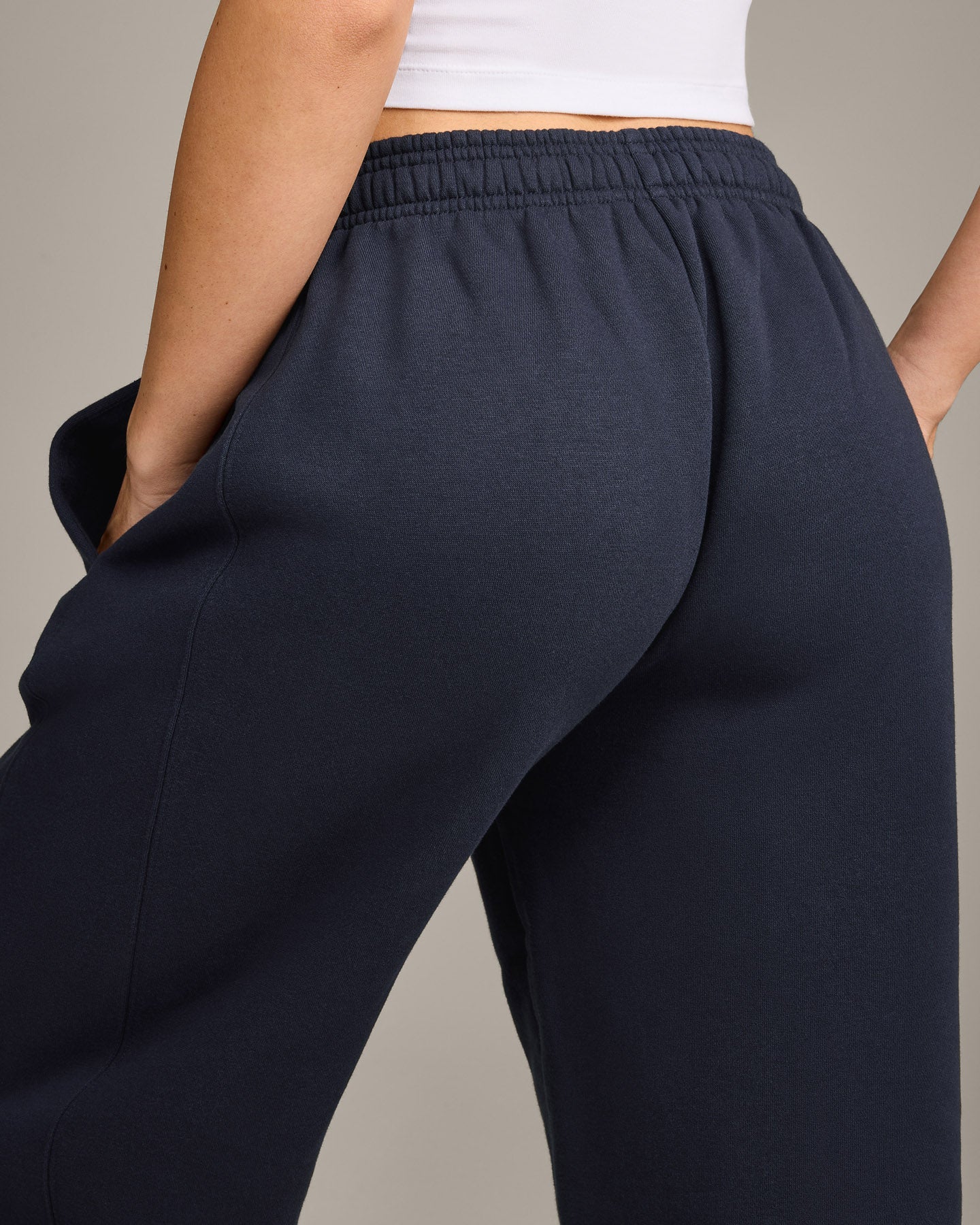 Foundations Cosy Straight Leg Joggers | True Blue - Image 4