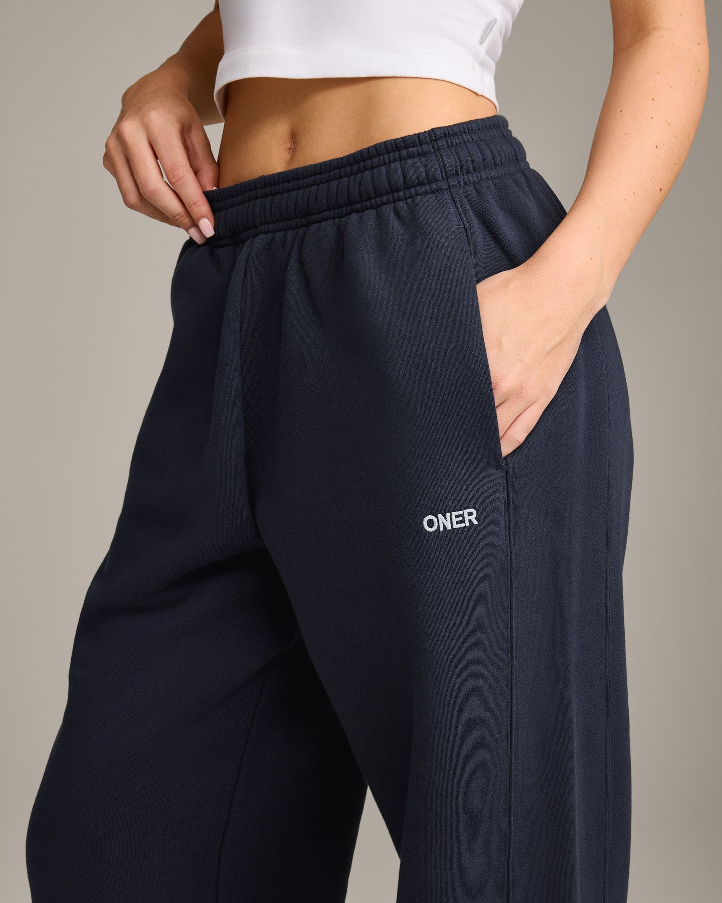 Foundations Cosy Straight Leg Joggers | True Blue - Image 5