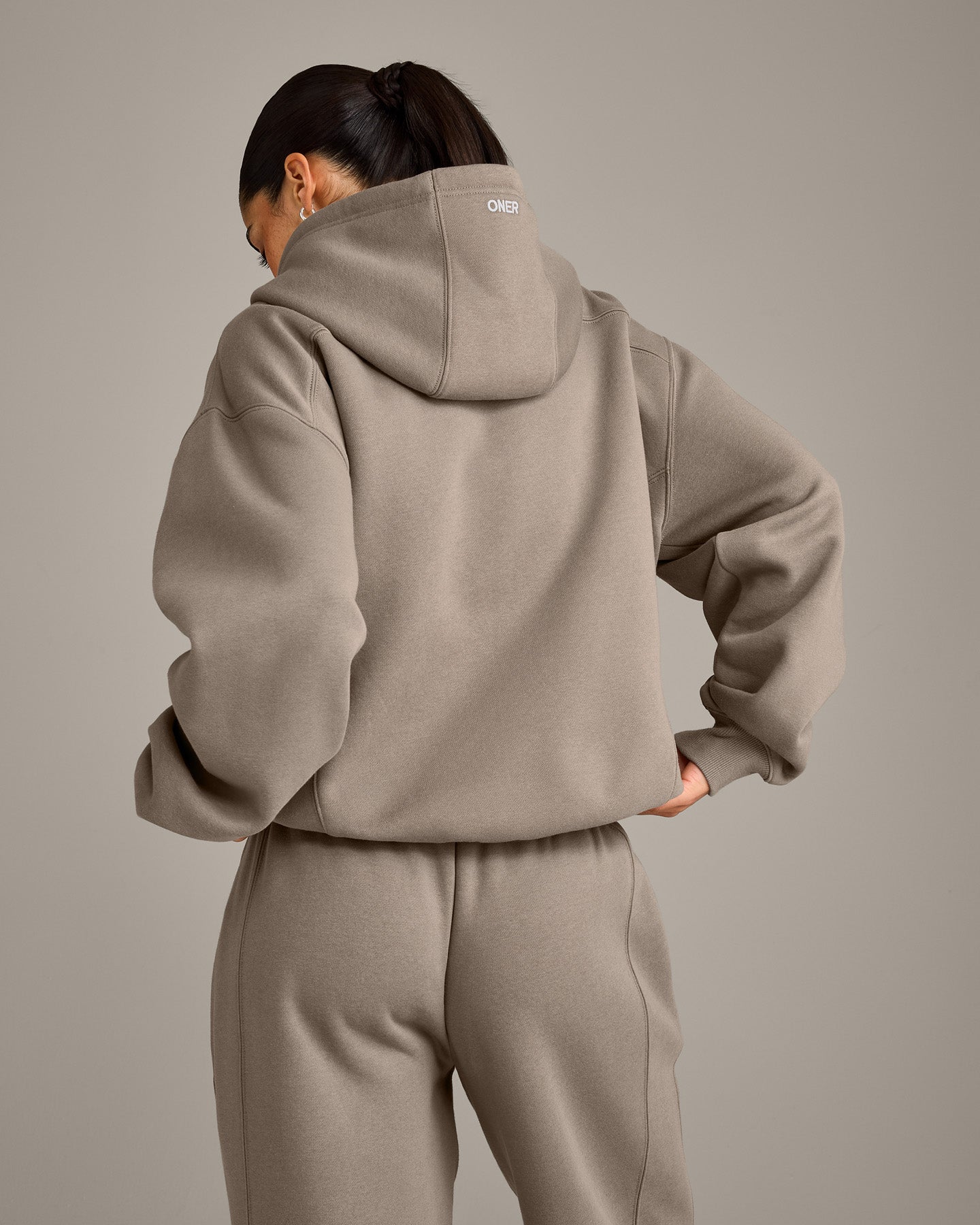Alternative view of Foundations Cosy Zip Through Hoodie | Minky