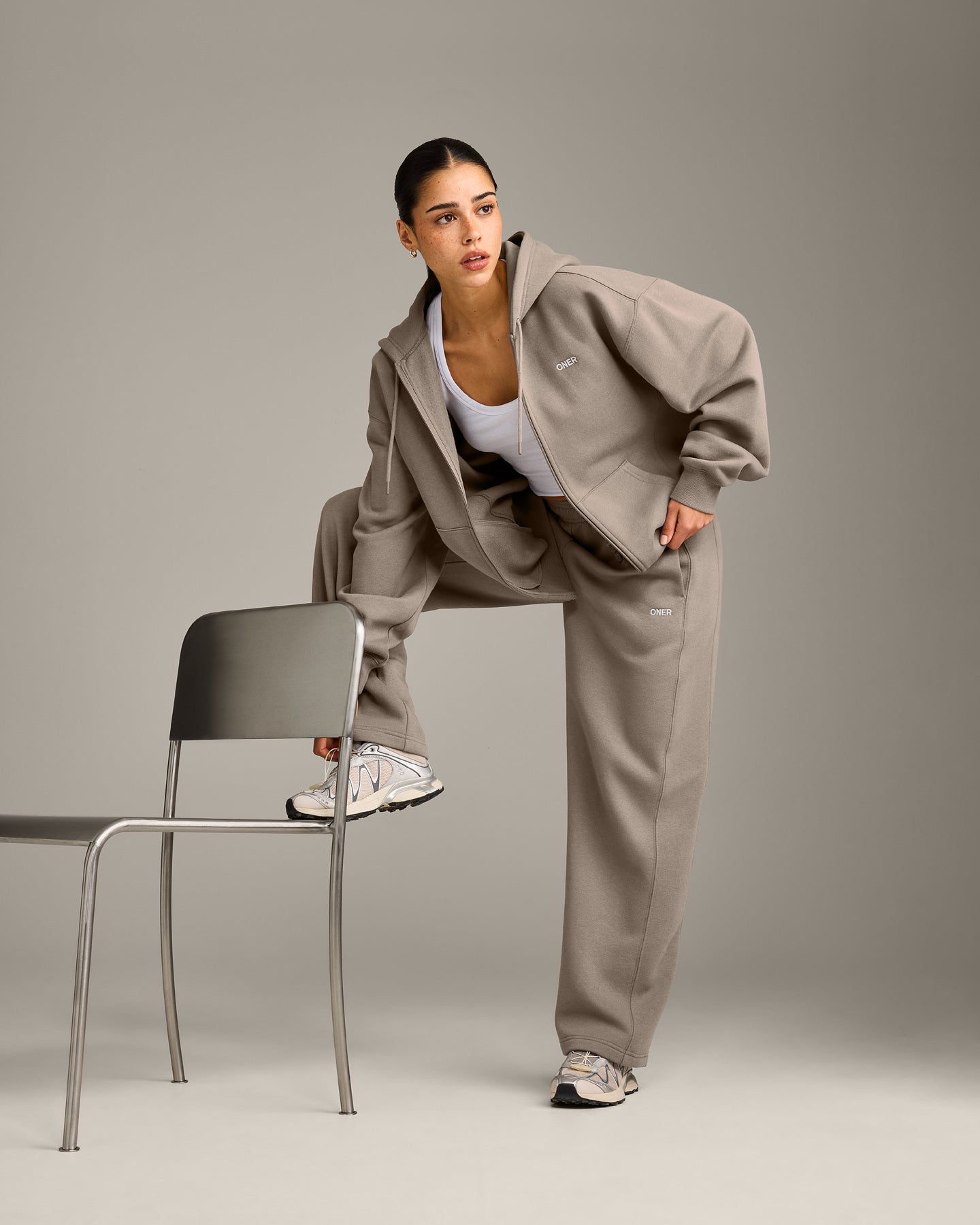 Foundations Cosy Zip Through Hoodie | Minky - Image 3