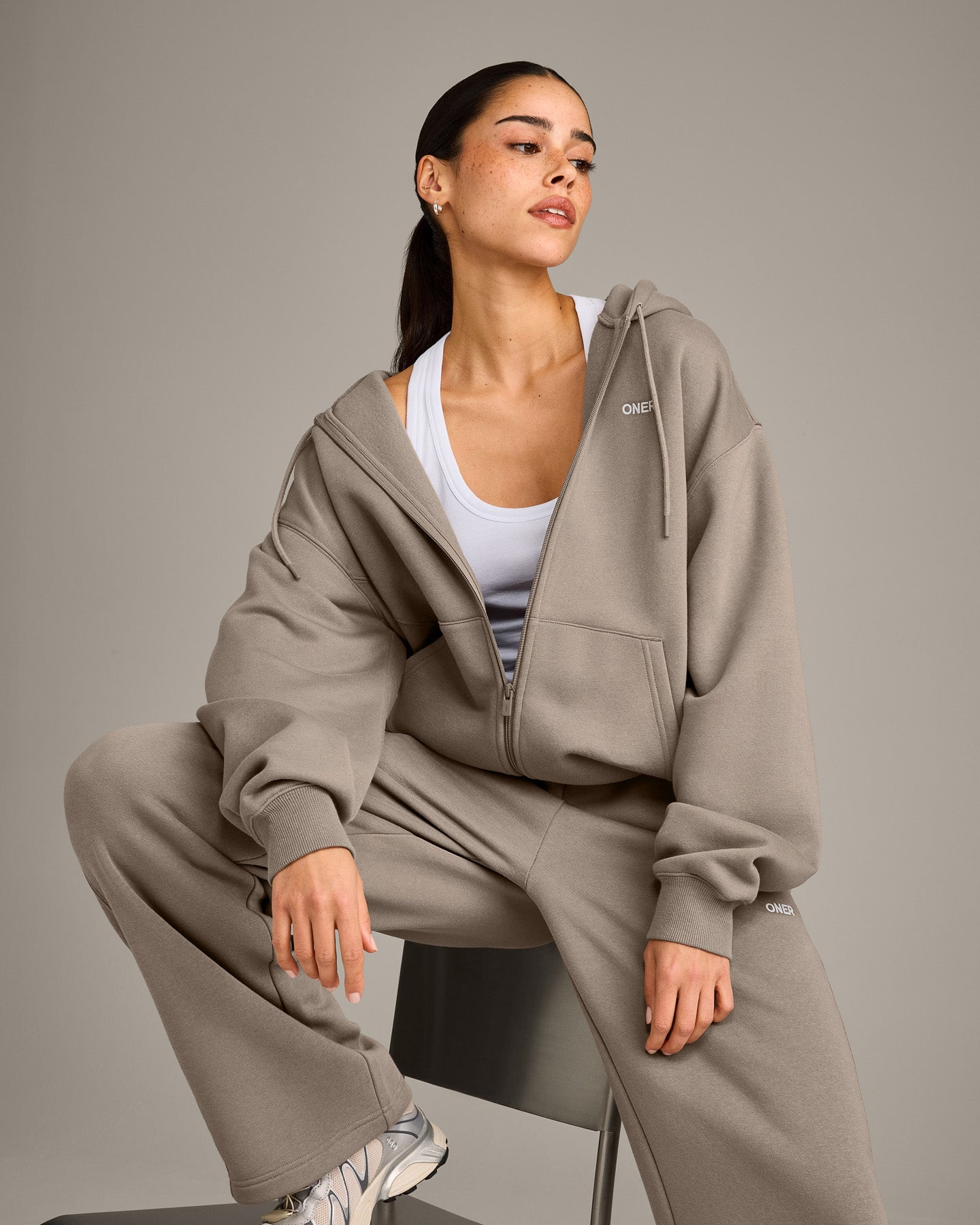 Foundations Cosy Zip Through Hoodie | Minky - Image 4