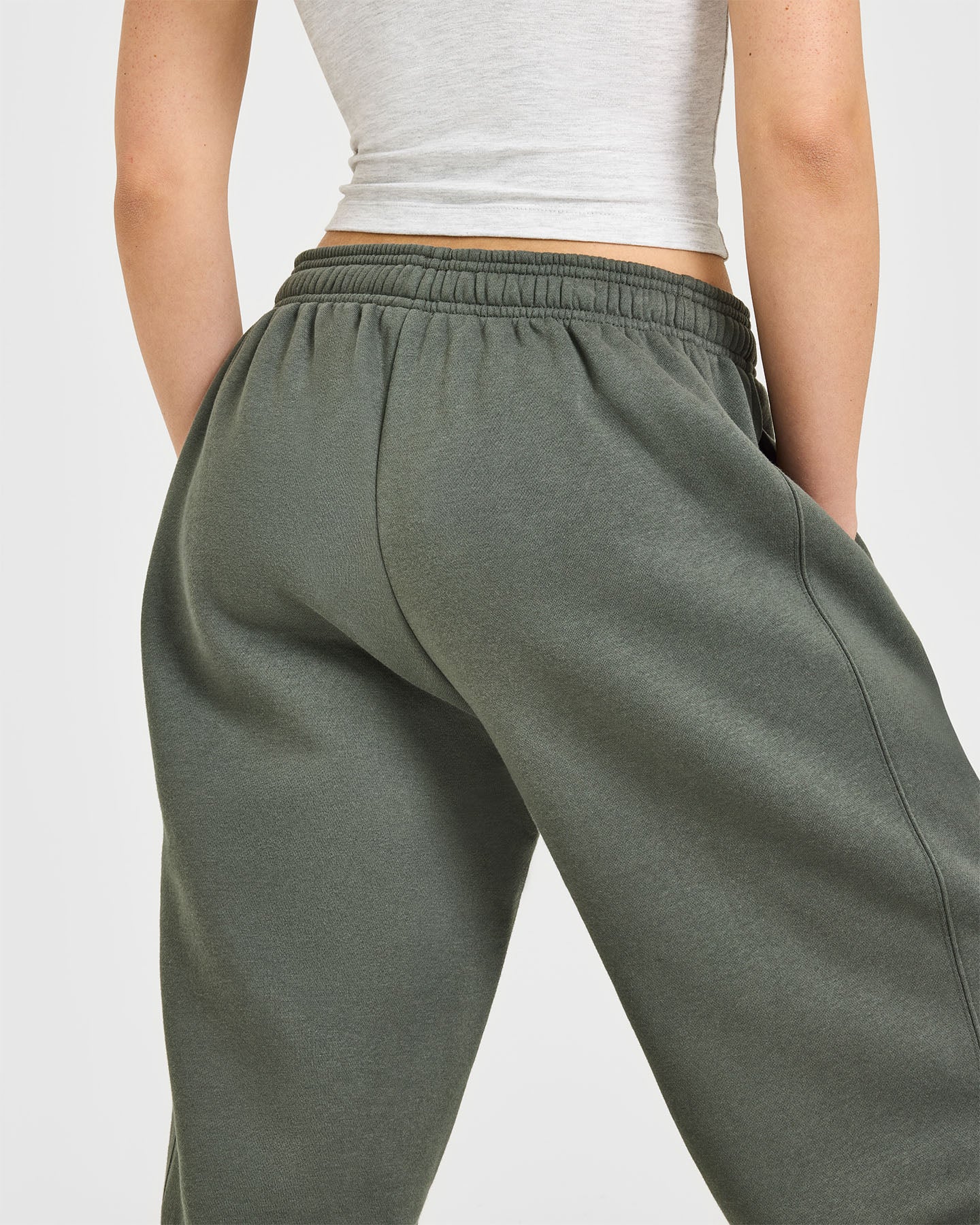Foundations Joggers | Dark Khaki - Image 4