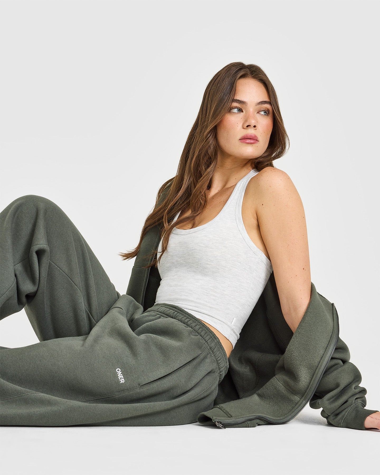 Foundations Joggers | Dark Khaki - Image 6
