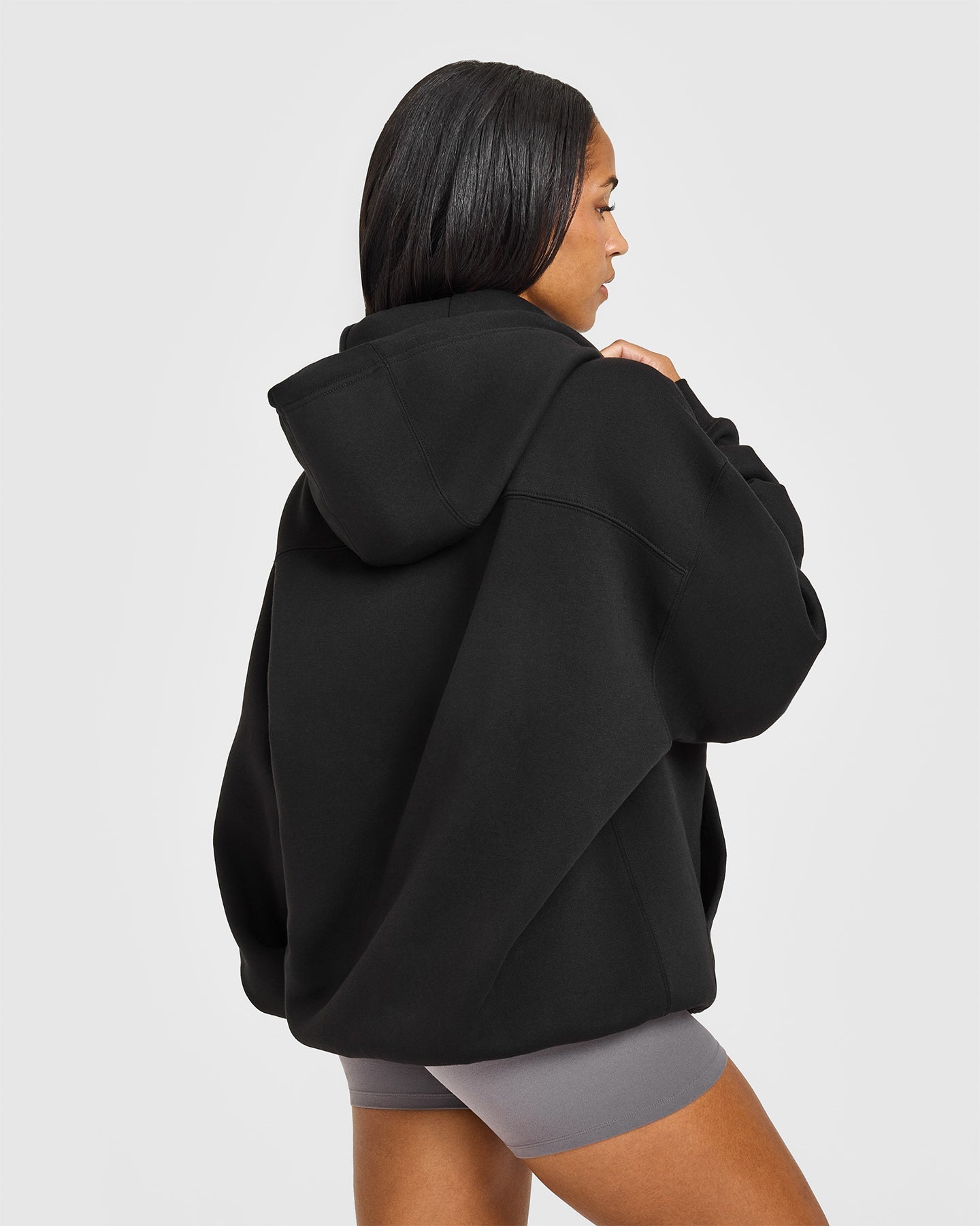 Foundations Oversized Hoodie | Black - Image 4
