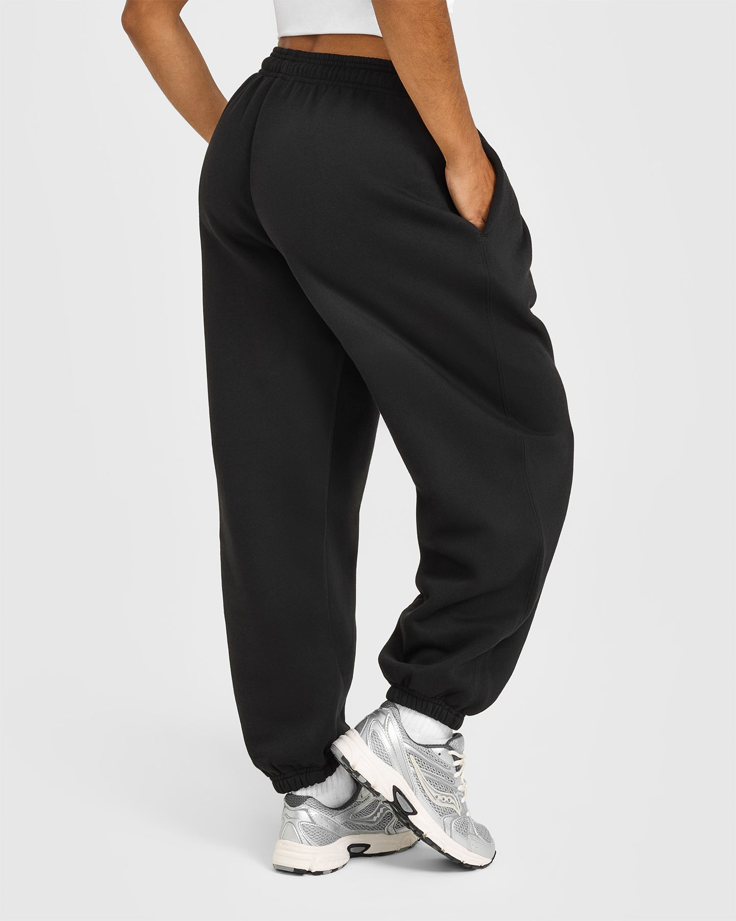 Alternative view of Foundations Oversized Joggers | Black