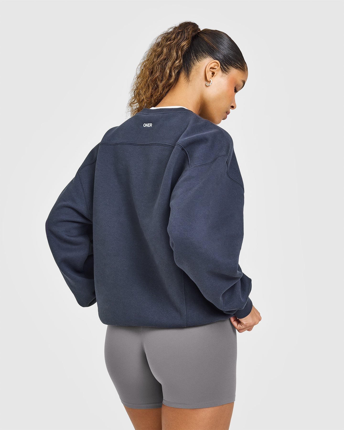 Foundations Oversized Sweatshirt | True Blue - Image 4