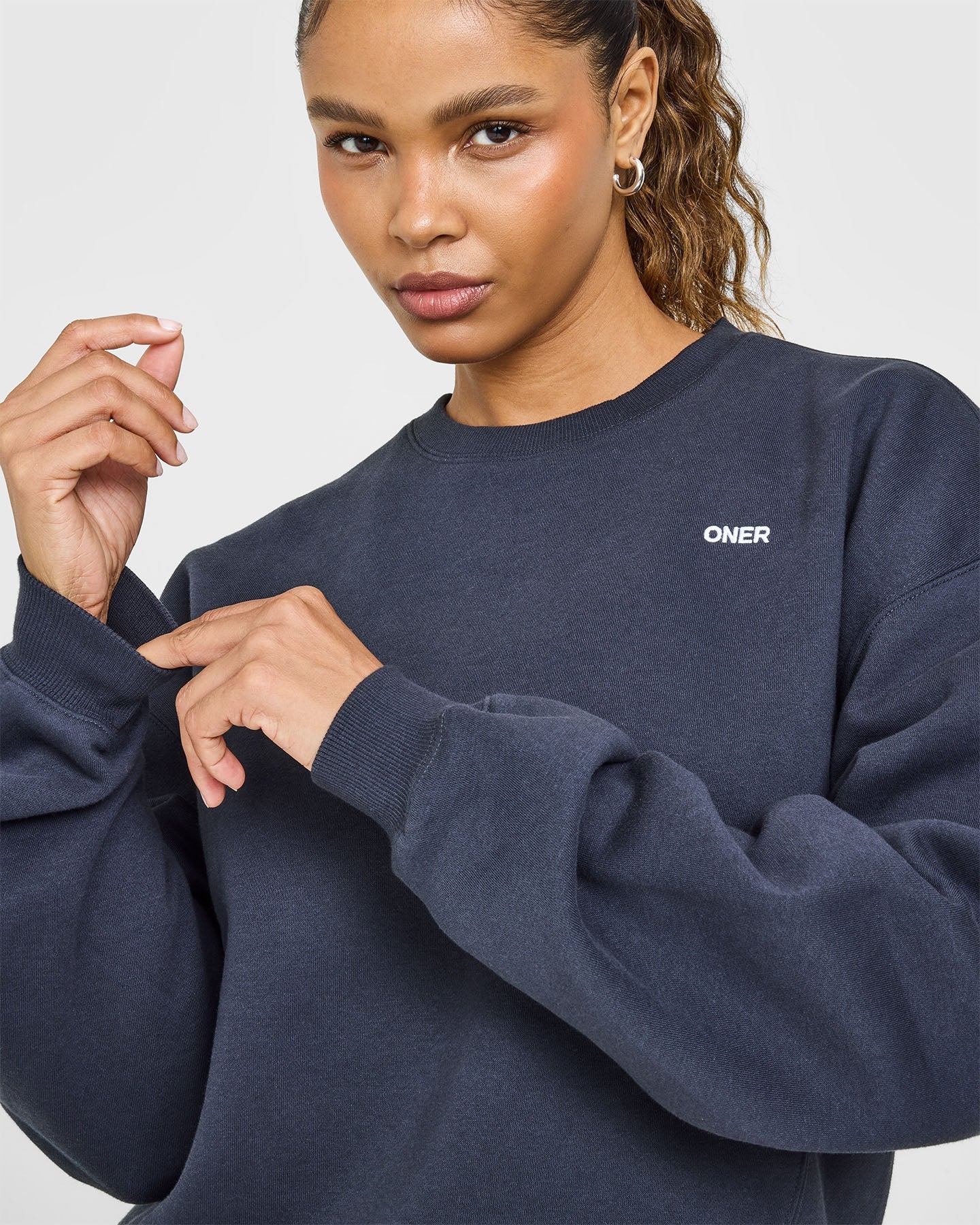 Foundations Oversized Sweatshirt | True Blue - Image 5
