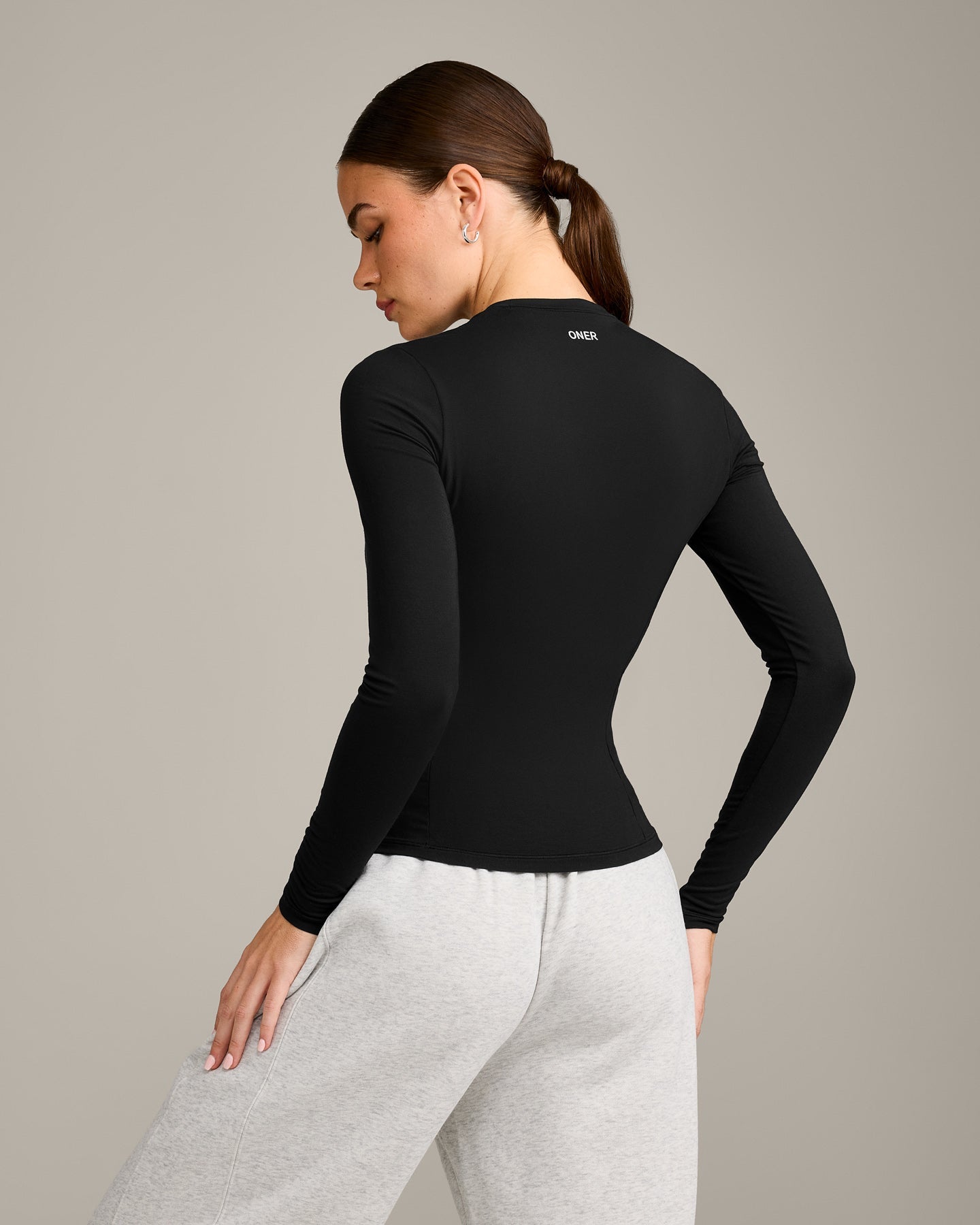 Mellow Motion Crew Neck Long Sleeve Top | Black - Image 6