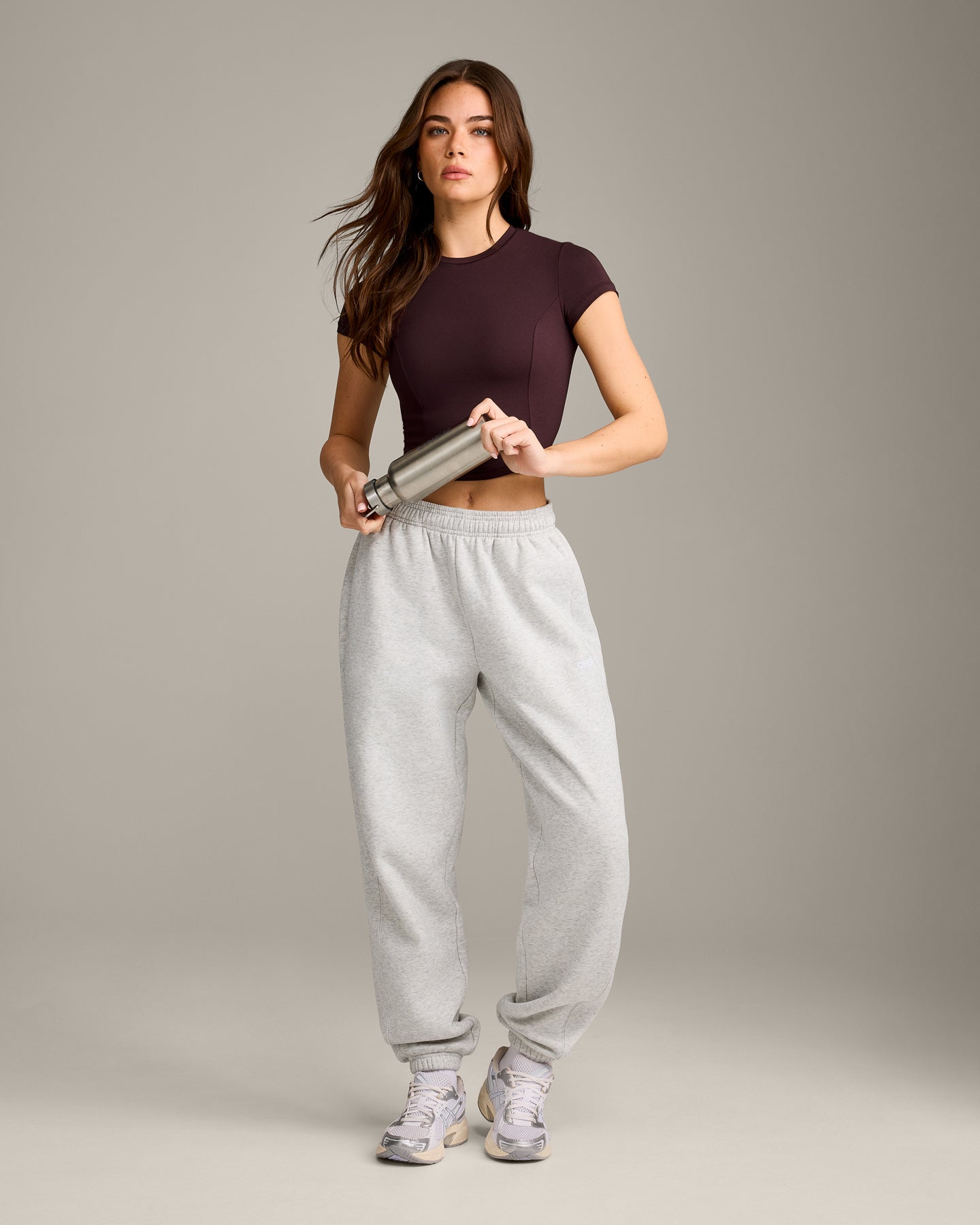 Mellow Motion Crew Neck Mid Top | Plum Brown - Image 3