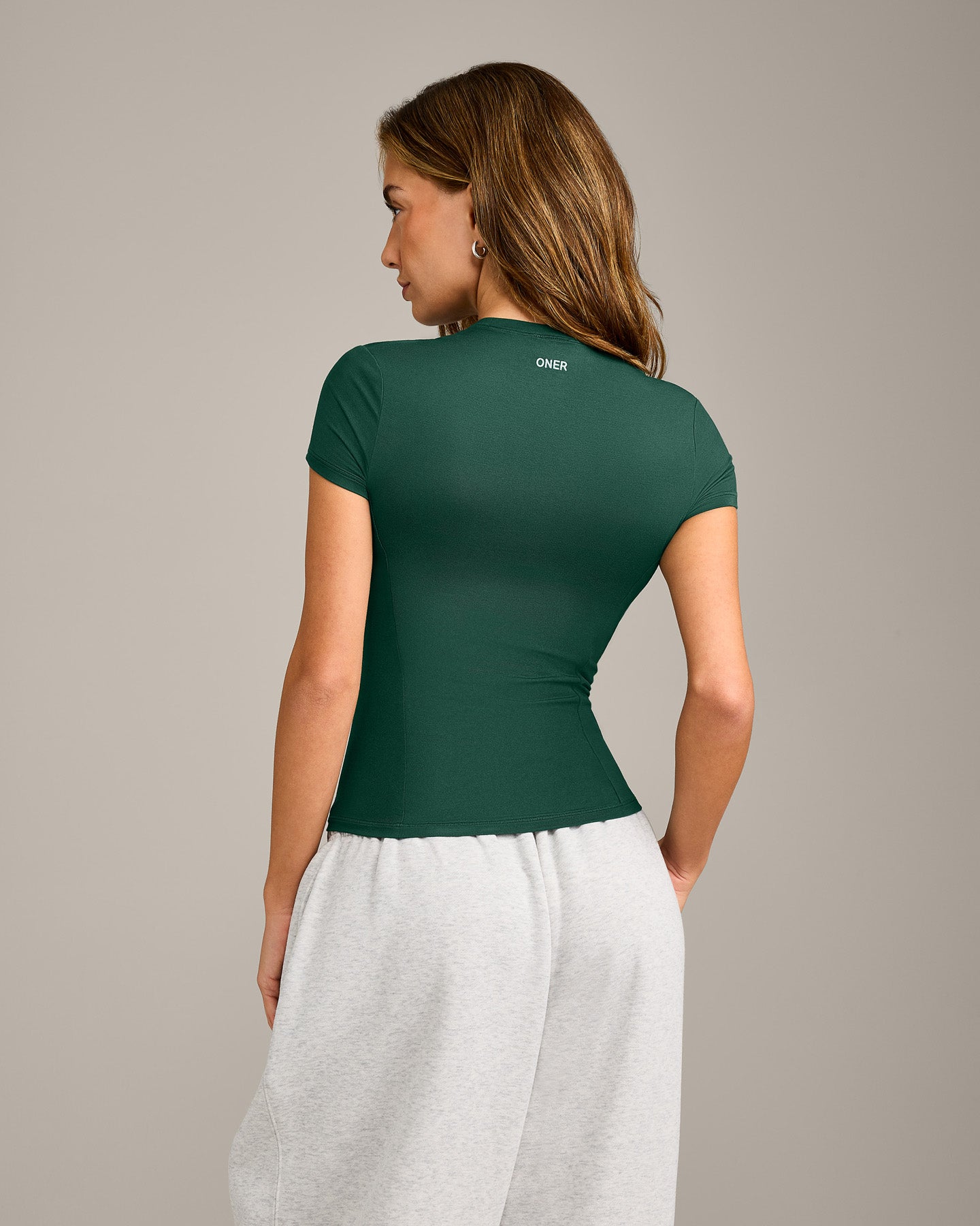 Mellow Motion Crew Neck Top | Racing Green - Image 6