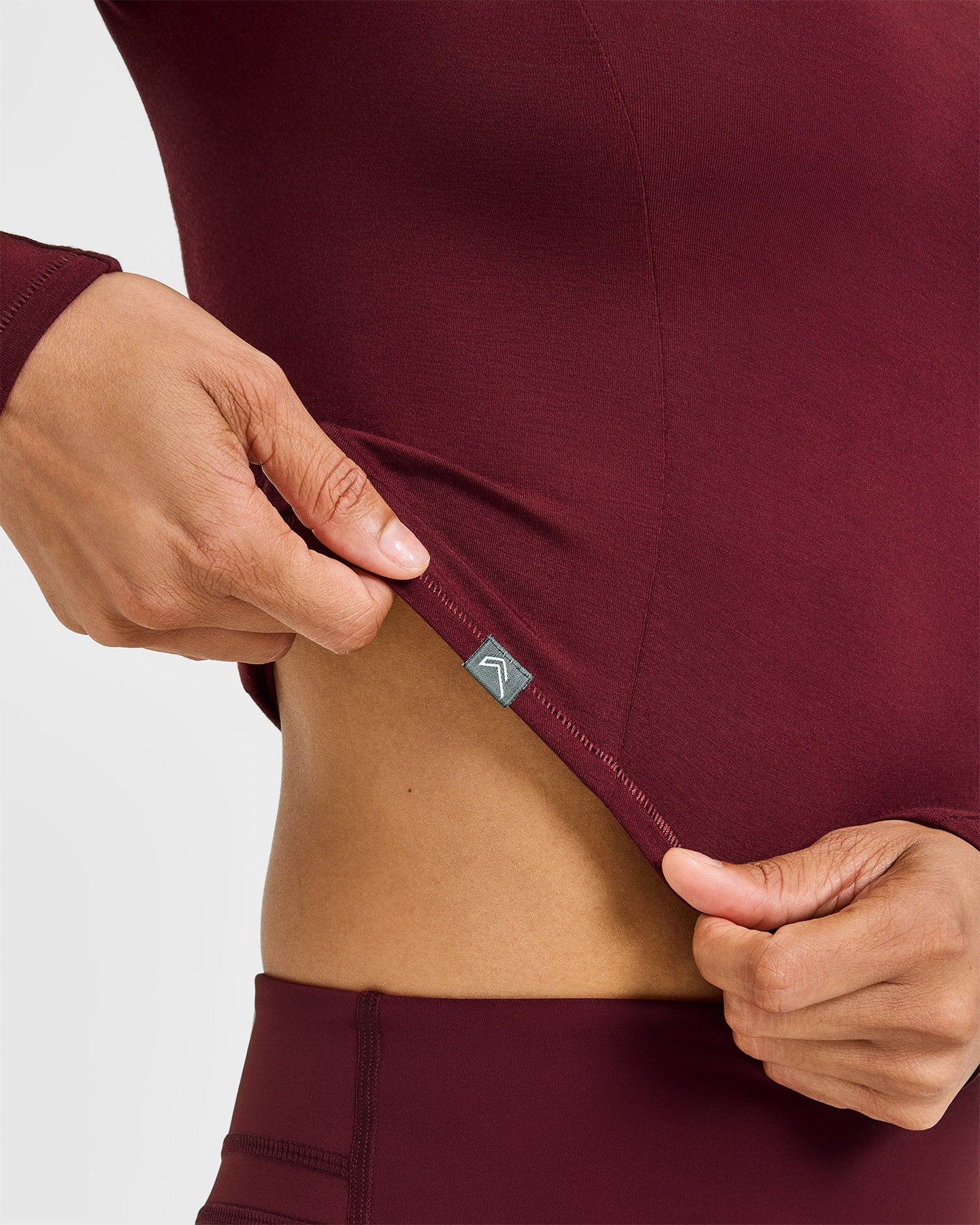 Mellow Soft Mid Long Sleeve Top | Rosewood - Image 6