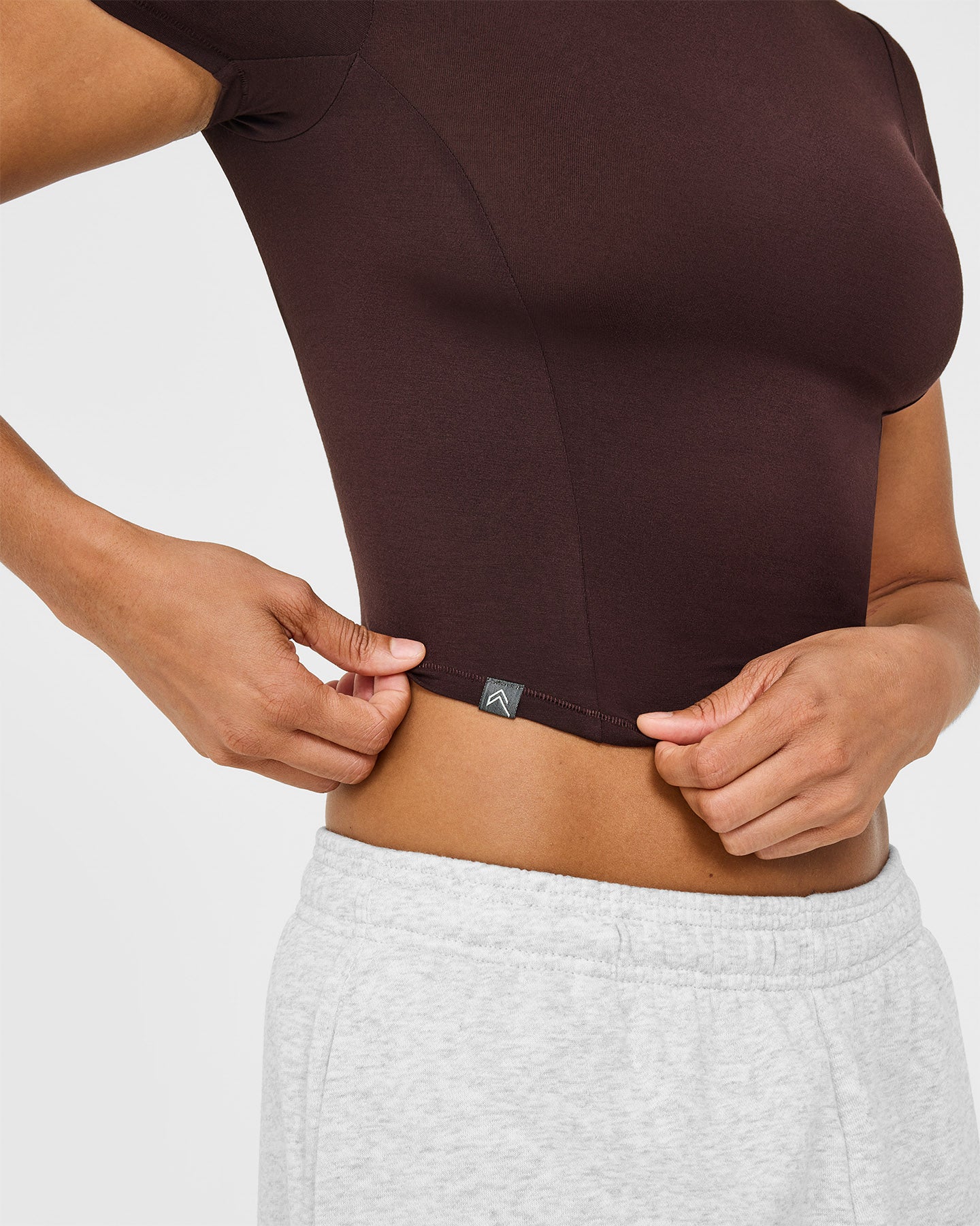 Mellow Soft Mid Short Sleeve T-Shirt | Plum Brown - Image 4