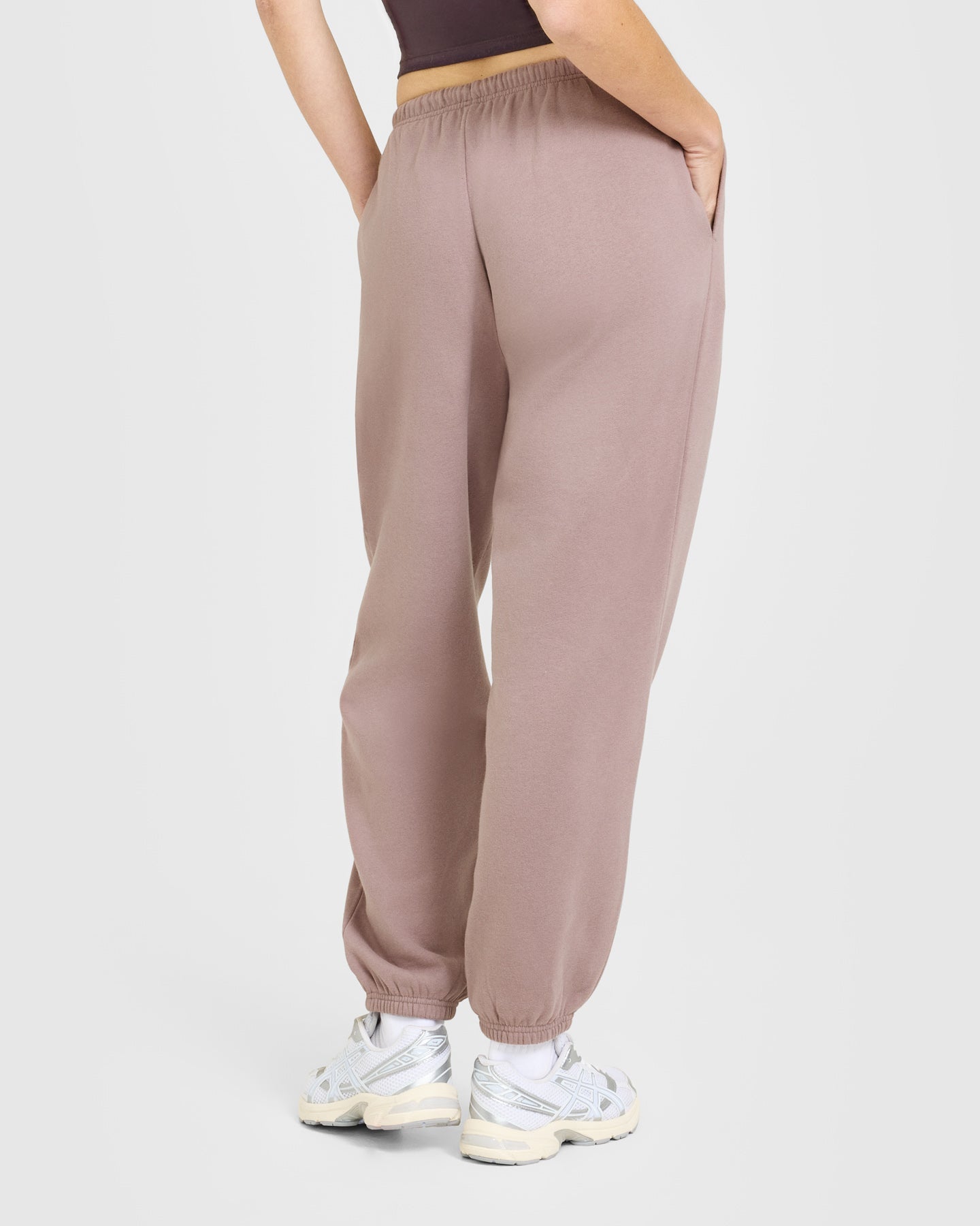 Mid Weight Relaxed Joggers | Dusty Purple - Image 4