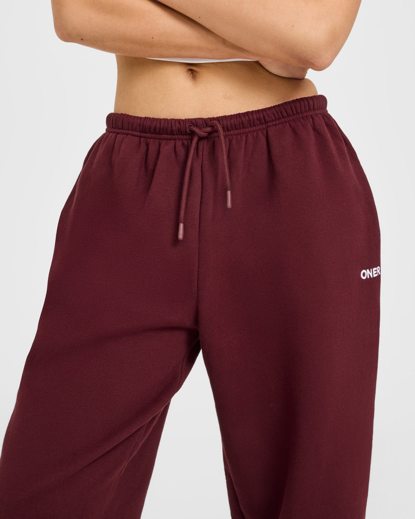 Alternative view of Mid Weight Relaxed Joggers | Rosewood