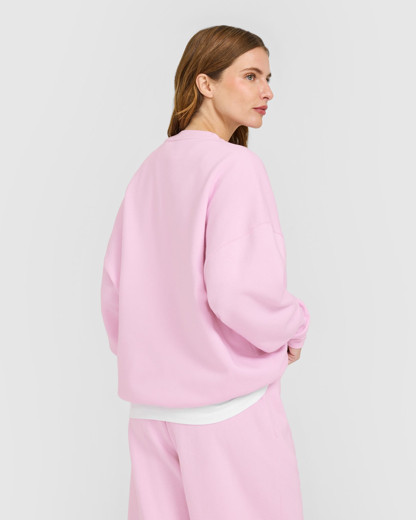 Alternative view of Mid Weight Sweatshirt | Chalk Pink