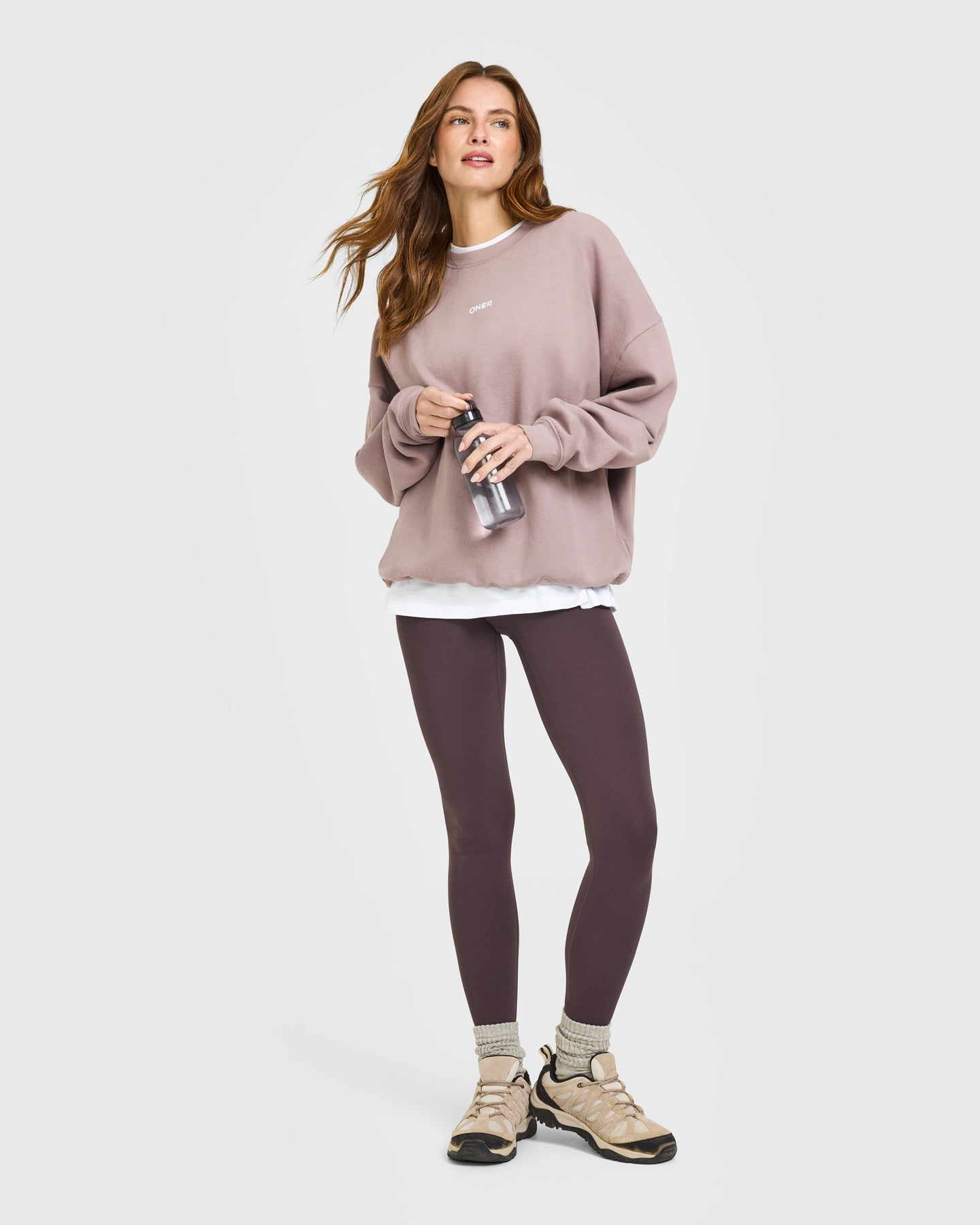 Alternative view of Mid Weight Sweatshirt | Dusty Purple