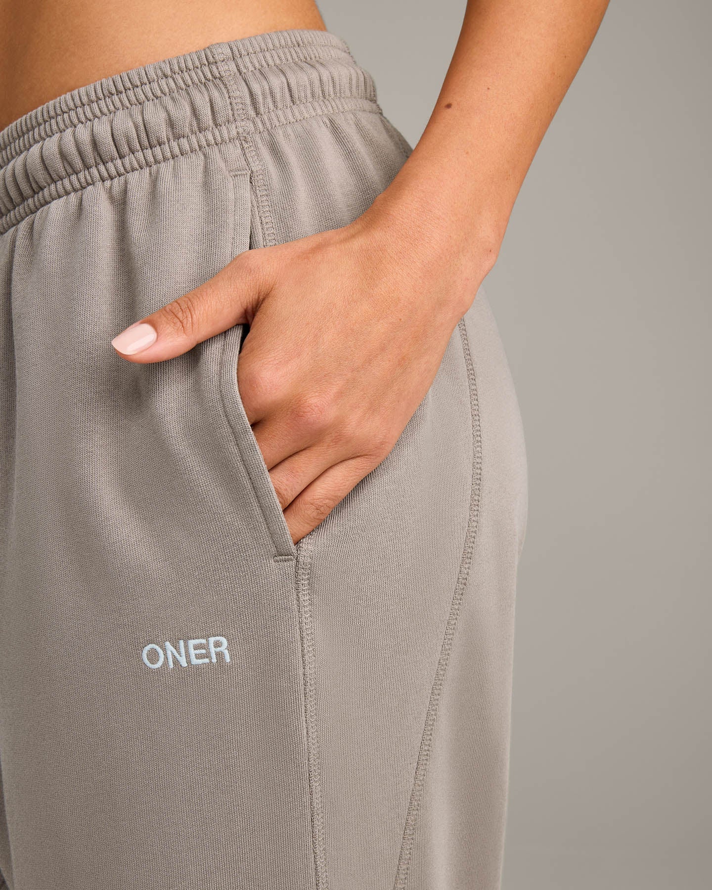 Raw Cut Lounge Wide Leg Joggers | Washed Minky - Image 5