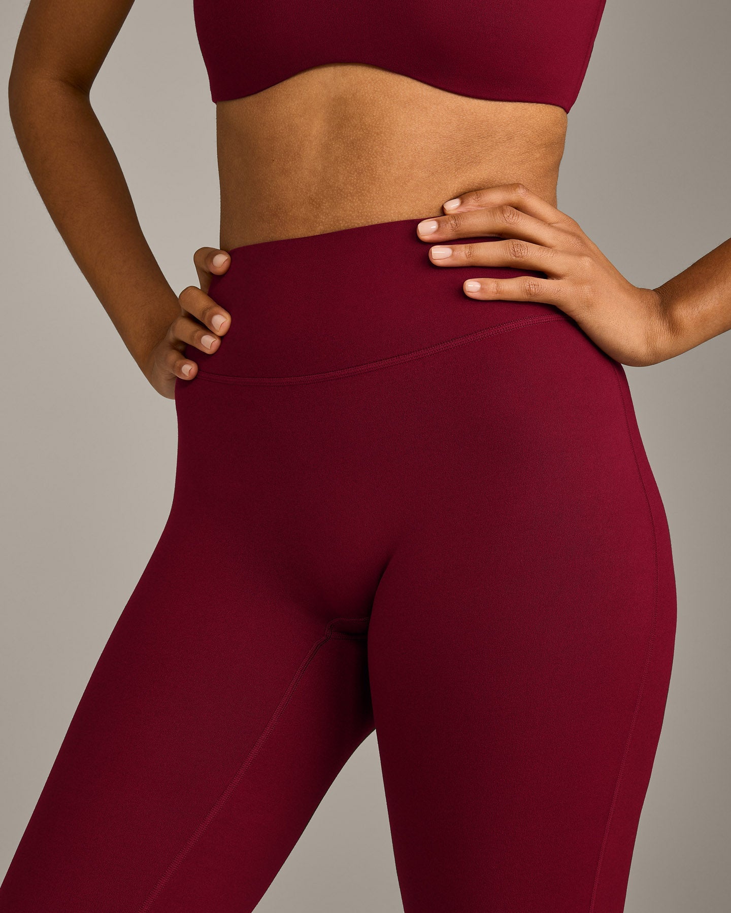SoftMotion Flared Bottoms with Grey Logo | Ruby Red - Image 5