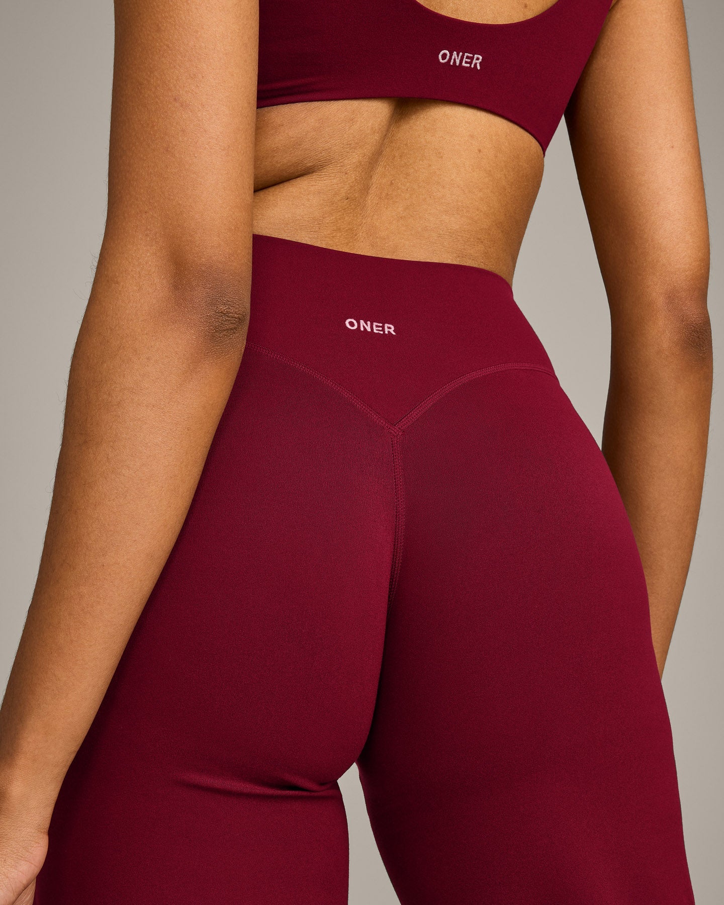 SoftMotion Straight Leg Bottoms with Grey Logo | Ruby Red - Image 4