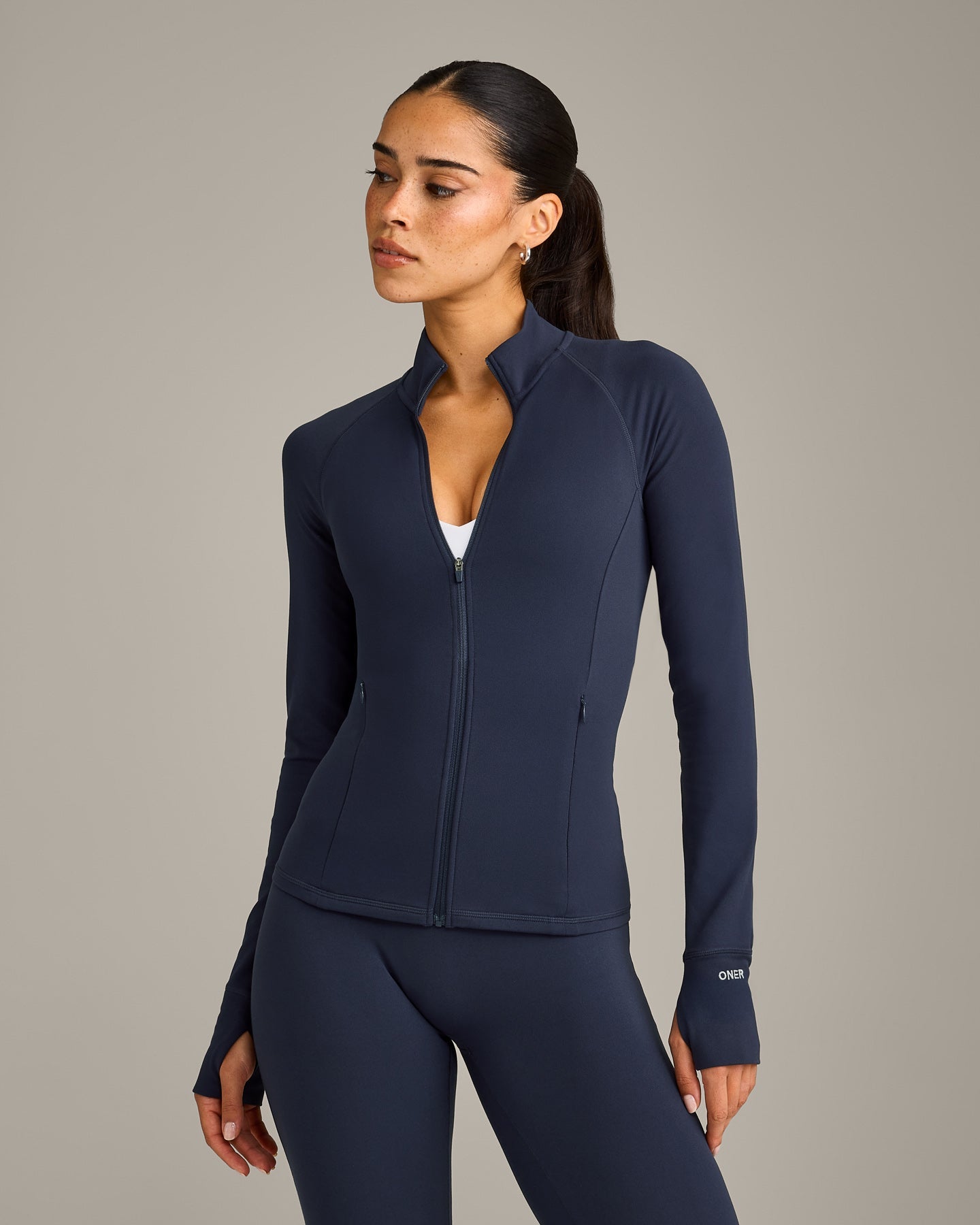 SoftMotion Jacket with Grey Logo | True Blue