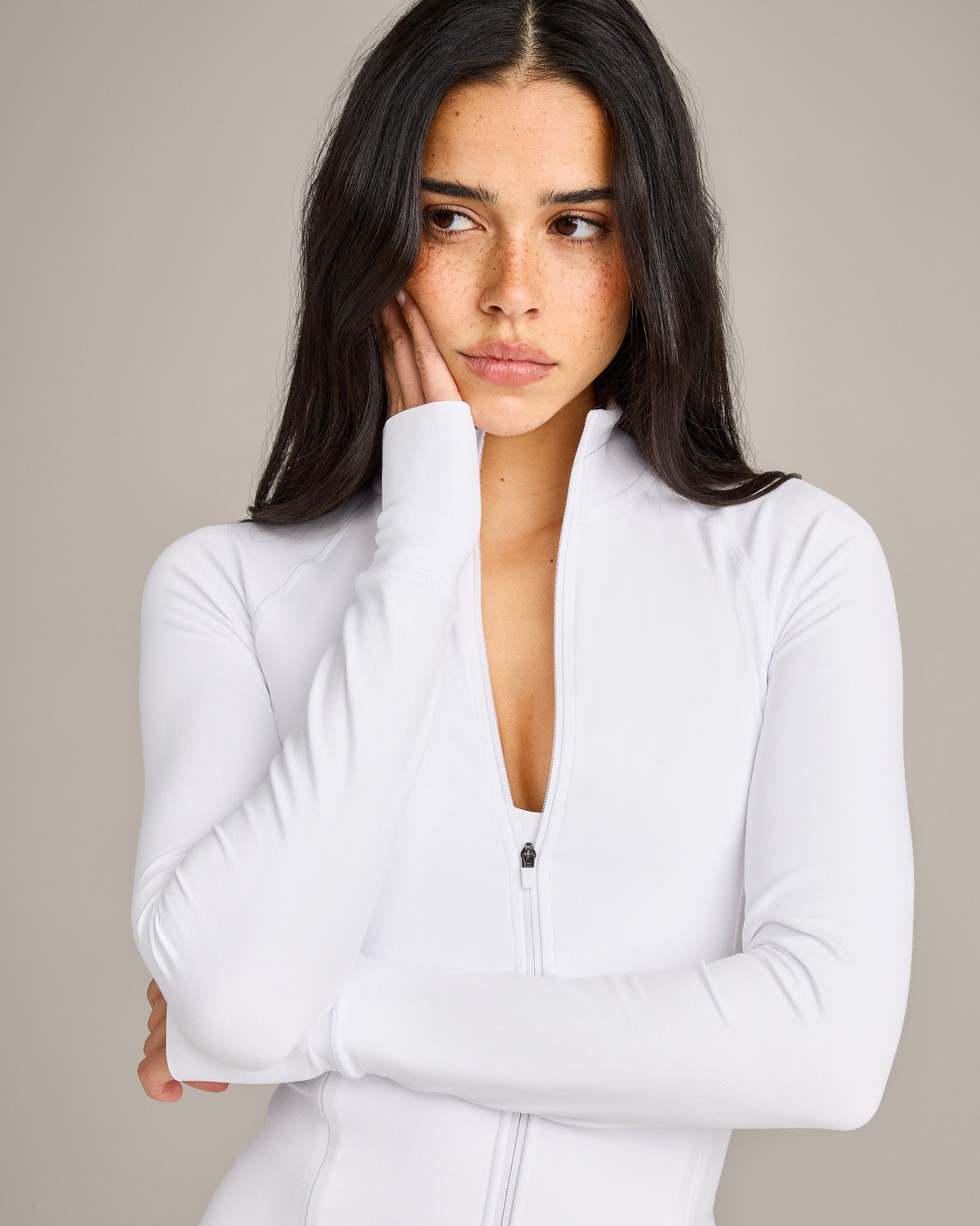 Alternative view of SoftMotion Jacket | White