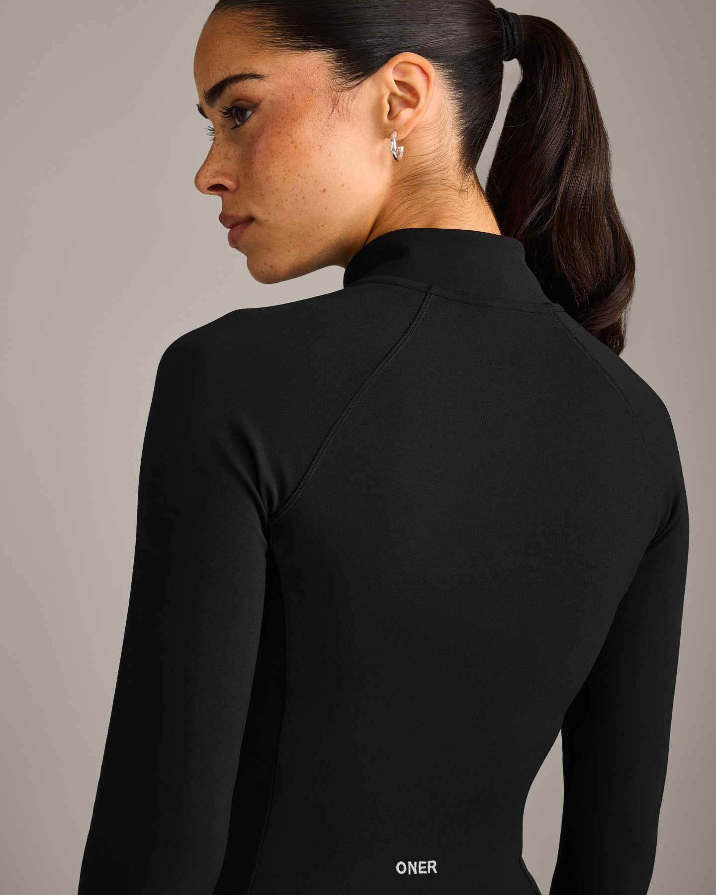 SoftMotion Mid Jacket with Grey Logo | Black - Image 4