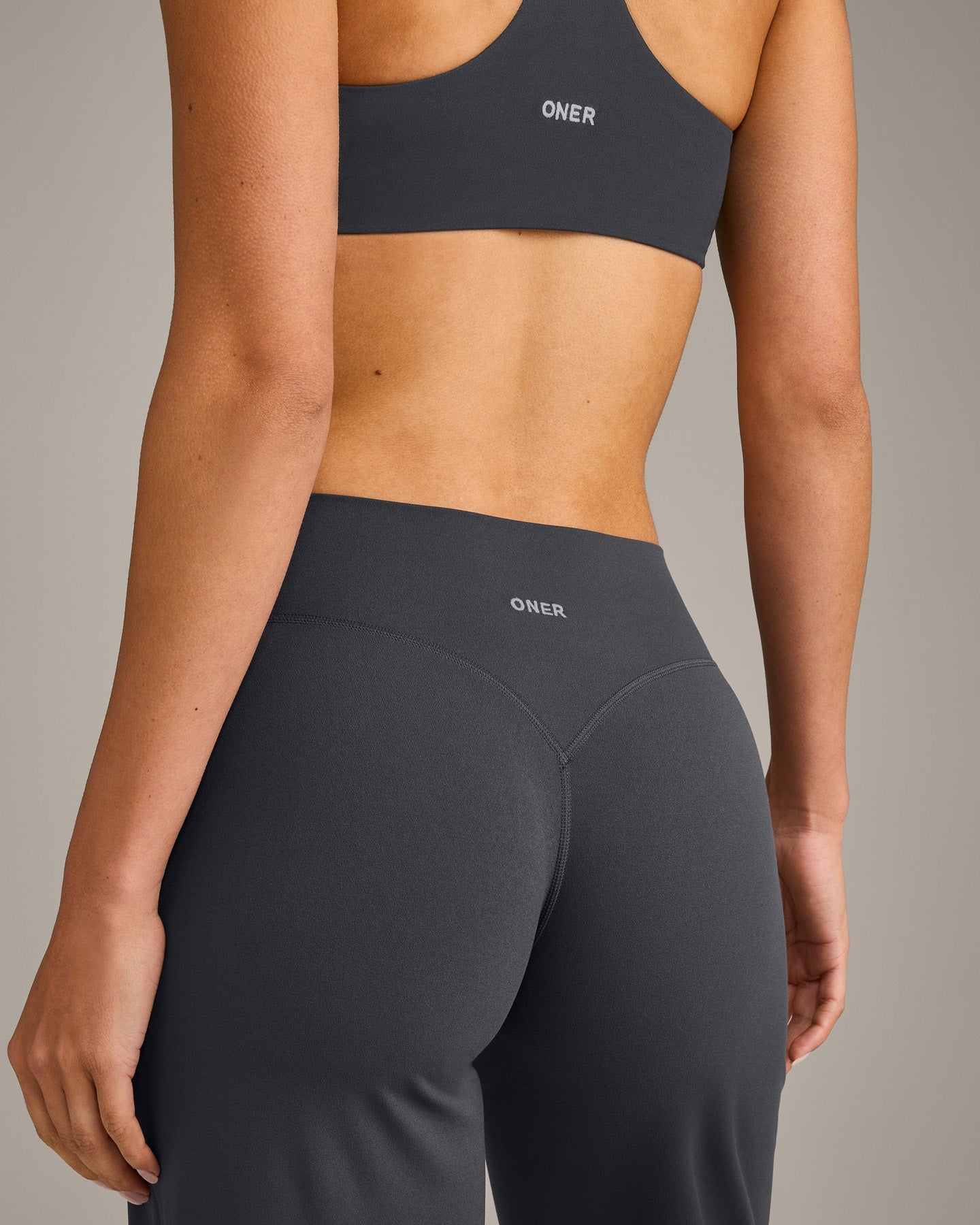SoftMotion Straight Leg Bottoms with Grey Logo | Coal - Image 5