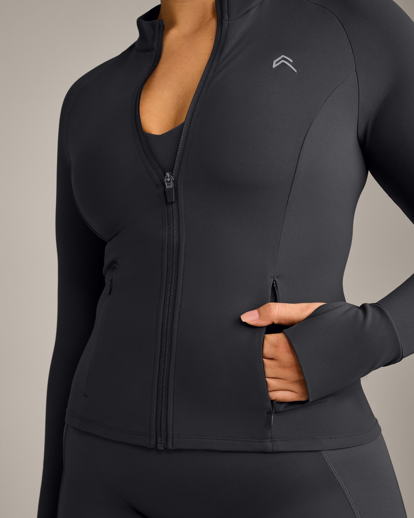 UnifiedMove Pocket Jacket with Reflective Logo | Coal - Image 6