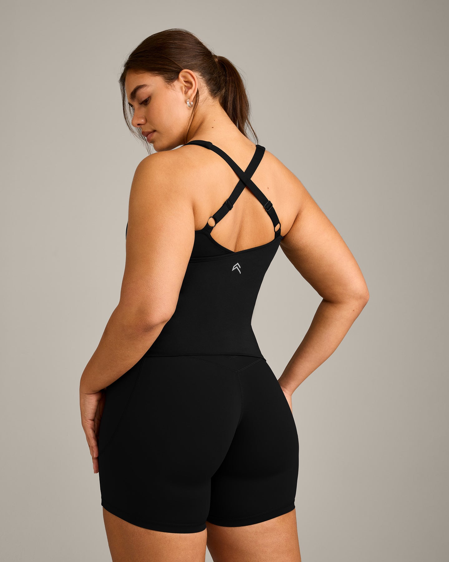 Alternative view of UnifiedMove V Neck Cross Back Vest with Reflective Logo | Black