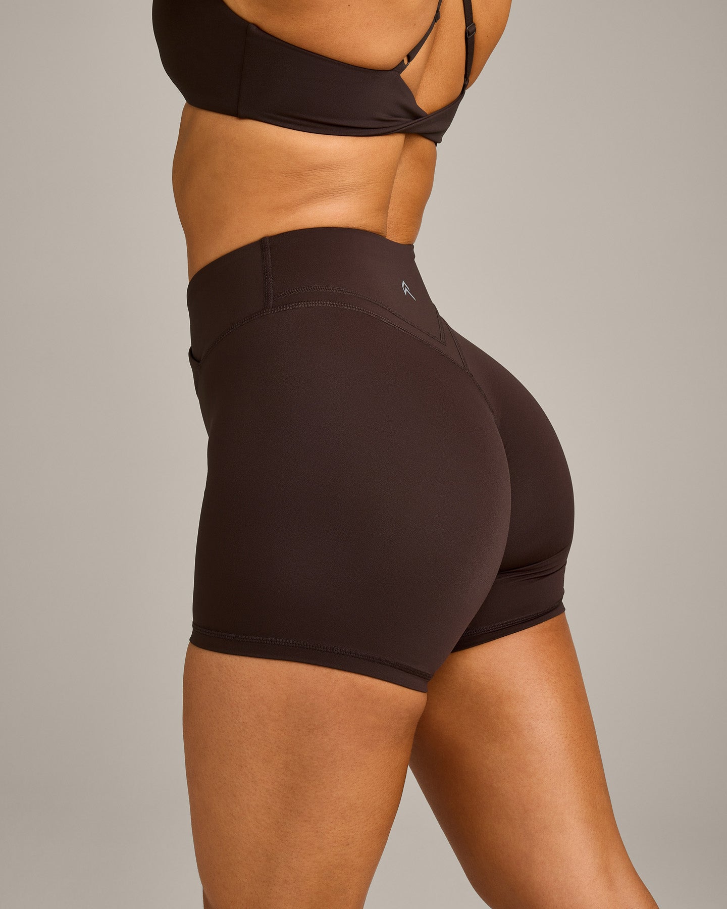 UnifiedMove Wrap Shorts 6" with Reflective Logo | 70% Cocoa - Image 6